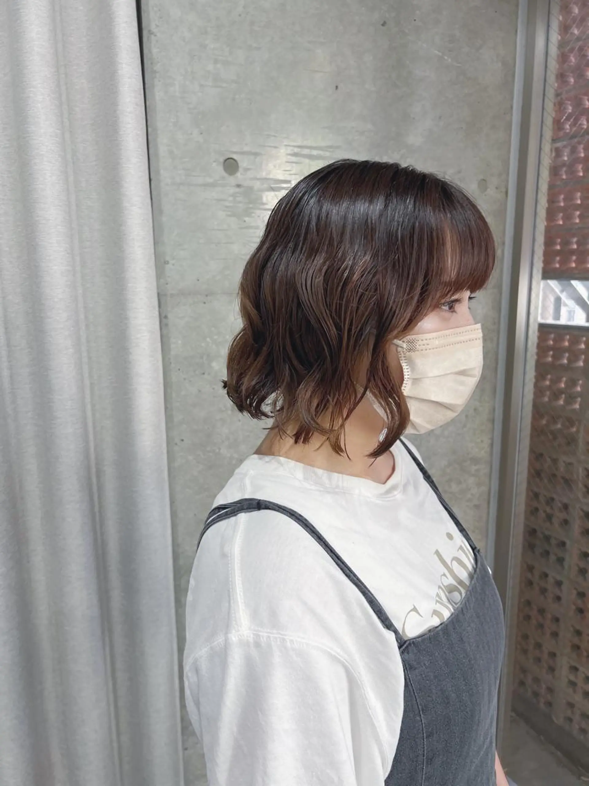 パーマ ボブパーマコテ巻き風 パーマNo1深江秀平のヘアスタイル