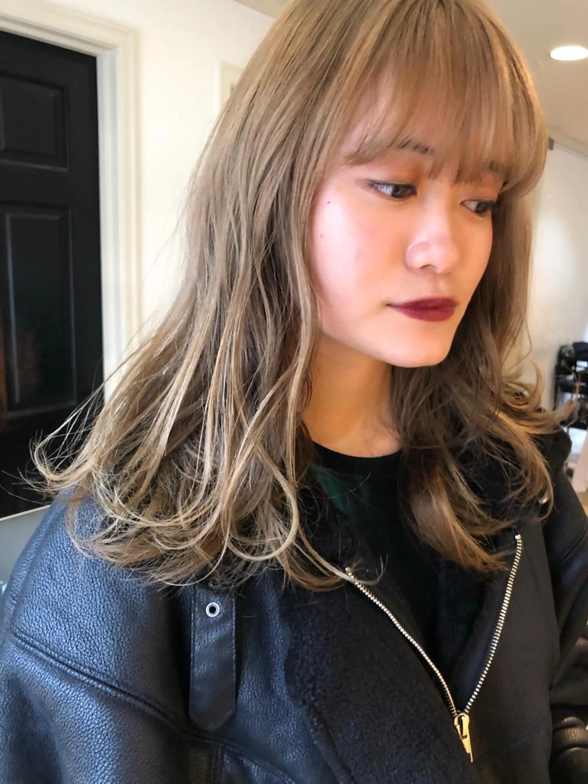 ロング カラー eri kinjoのヘアスタイル