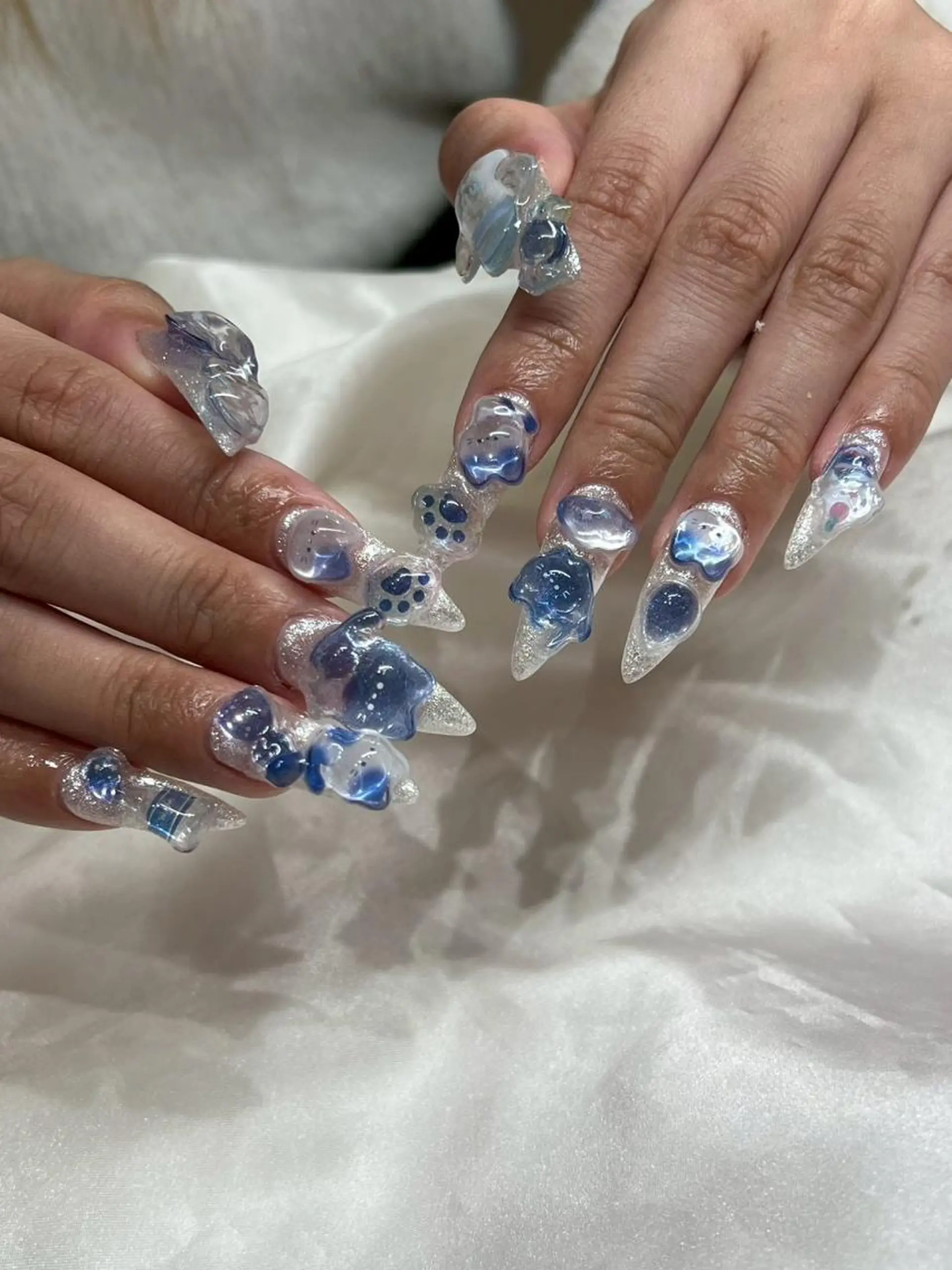 ロング ハンドネイル Ashliy大宮♡ アシュリーのネイルデザイン