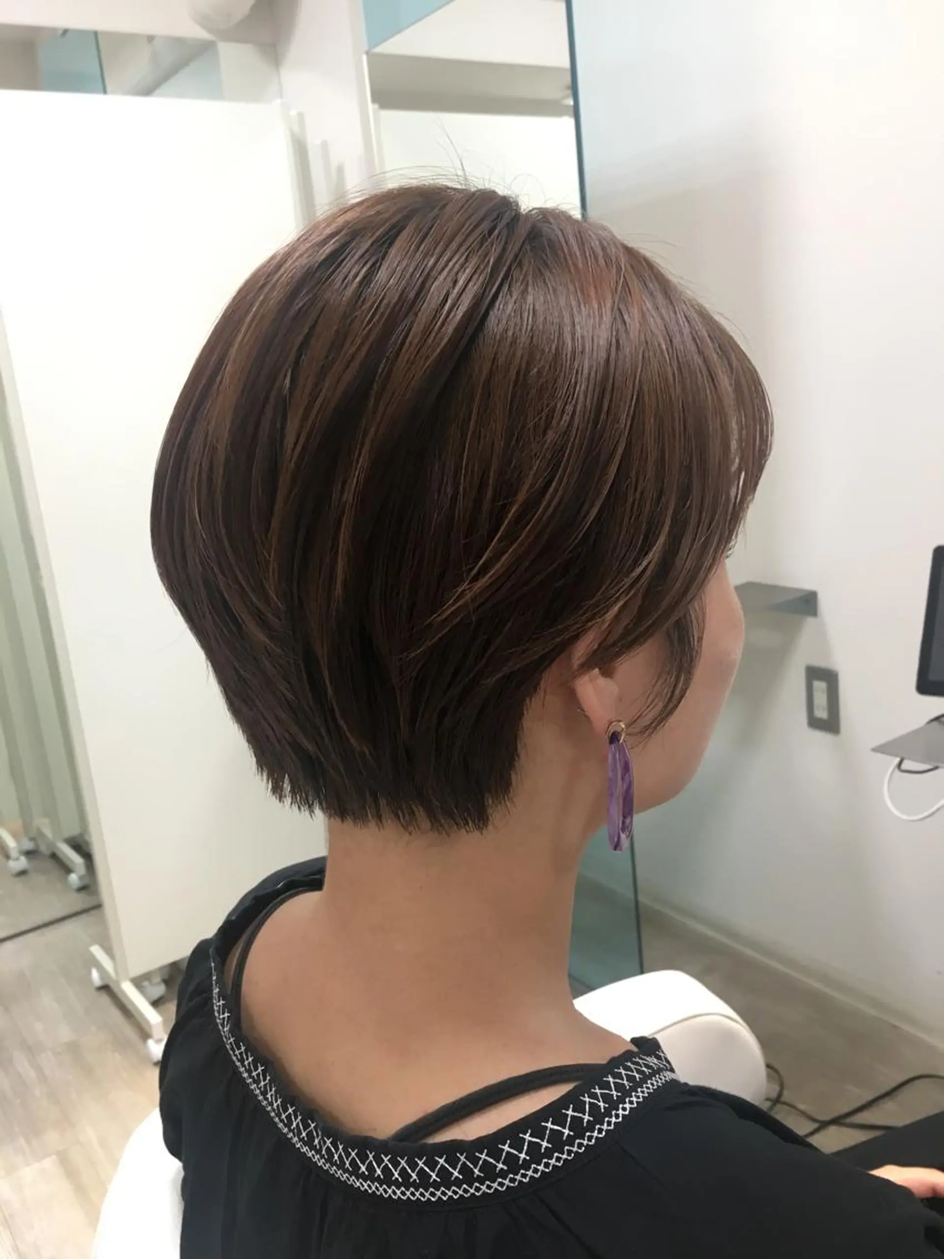 ショート カラー カット ヘアカラー トリートメント NATSUKI💟 EARTH二俣川のヘアスタイル