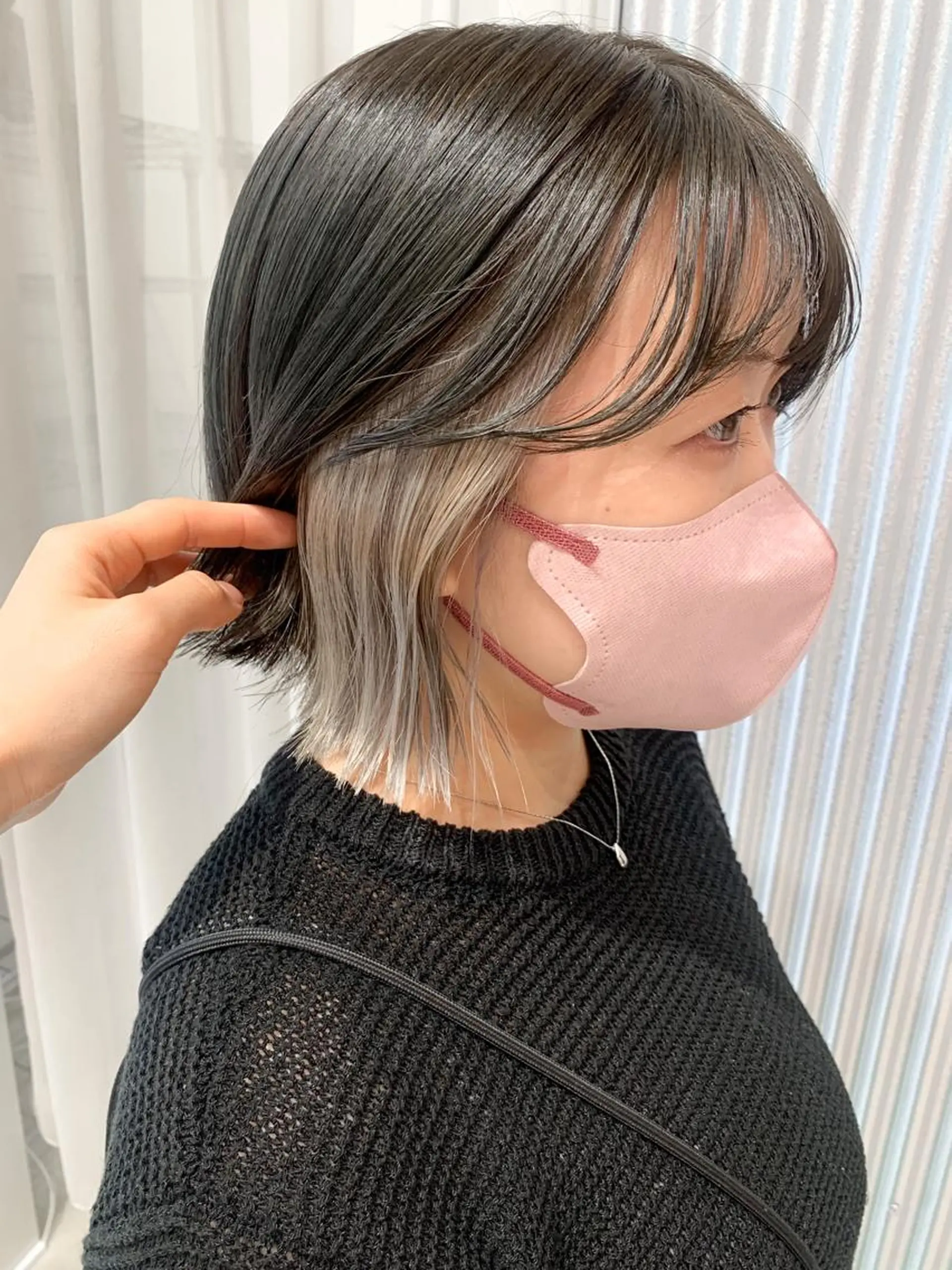 ショート カラー ヘアアレンジ ブリーチ ヘアカラー トリートメント yuka .のヘアスタイル