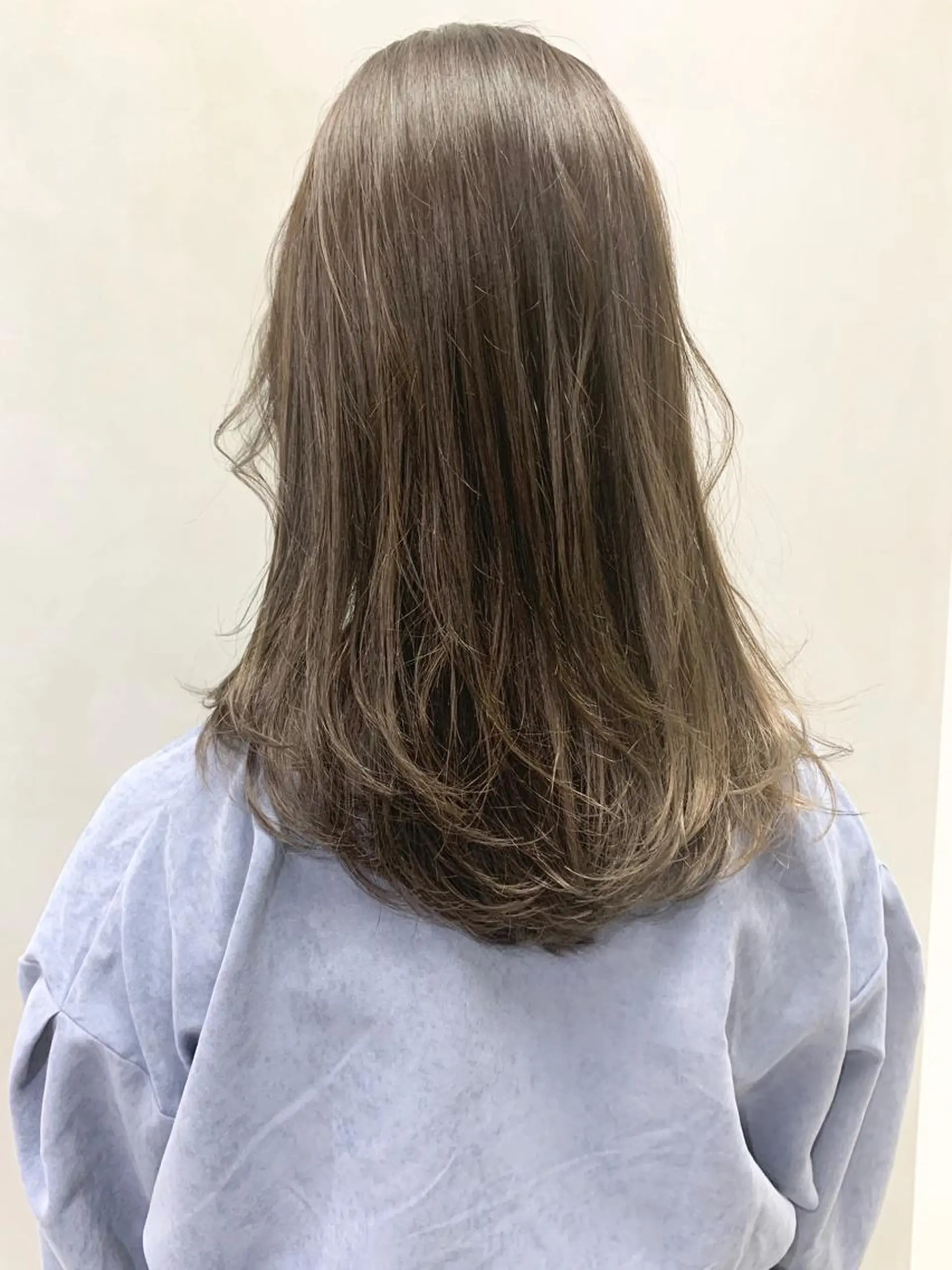 ロング カラー グレージュ レイヤー/大人メンズ パーマ🌀 平島拓也のヘアスタイル