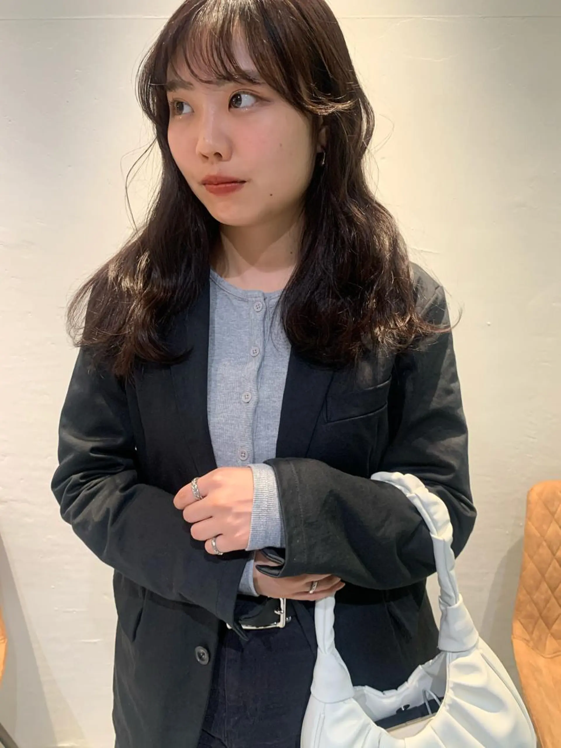 ミディアム カラー RISAKO レイヤーカット🎀のヘアスタイル