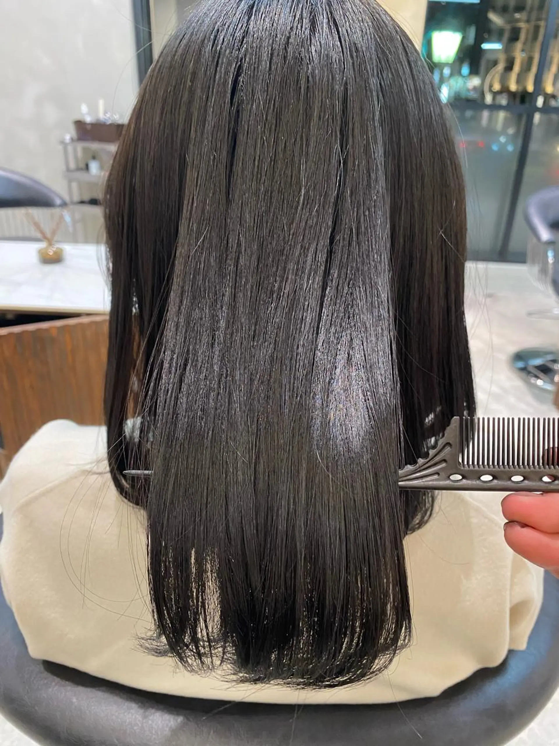 ミディアム 縮毛矯正 木代成 陽太のヘアスタイル