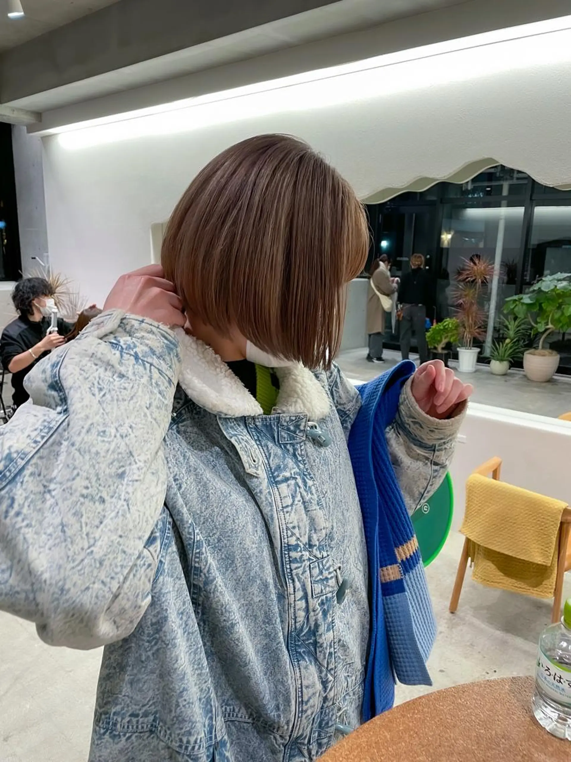 ショート カラー ヘアアレンジ ミニボブ/ブリーチ 🌈MISATOのヘアスタイル