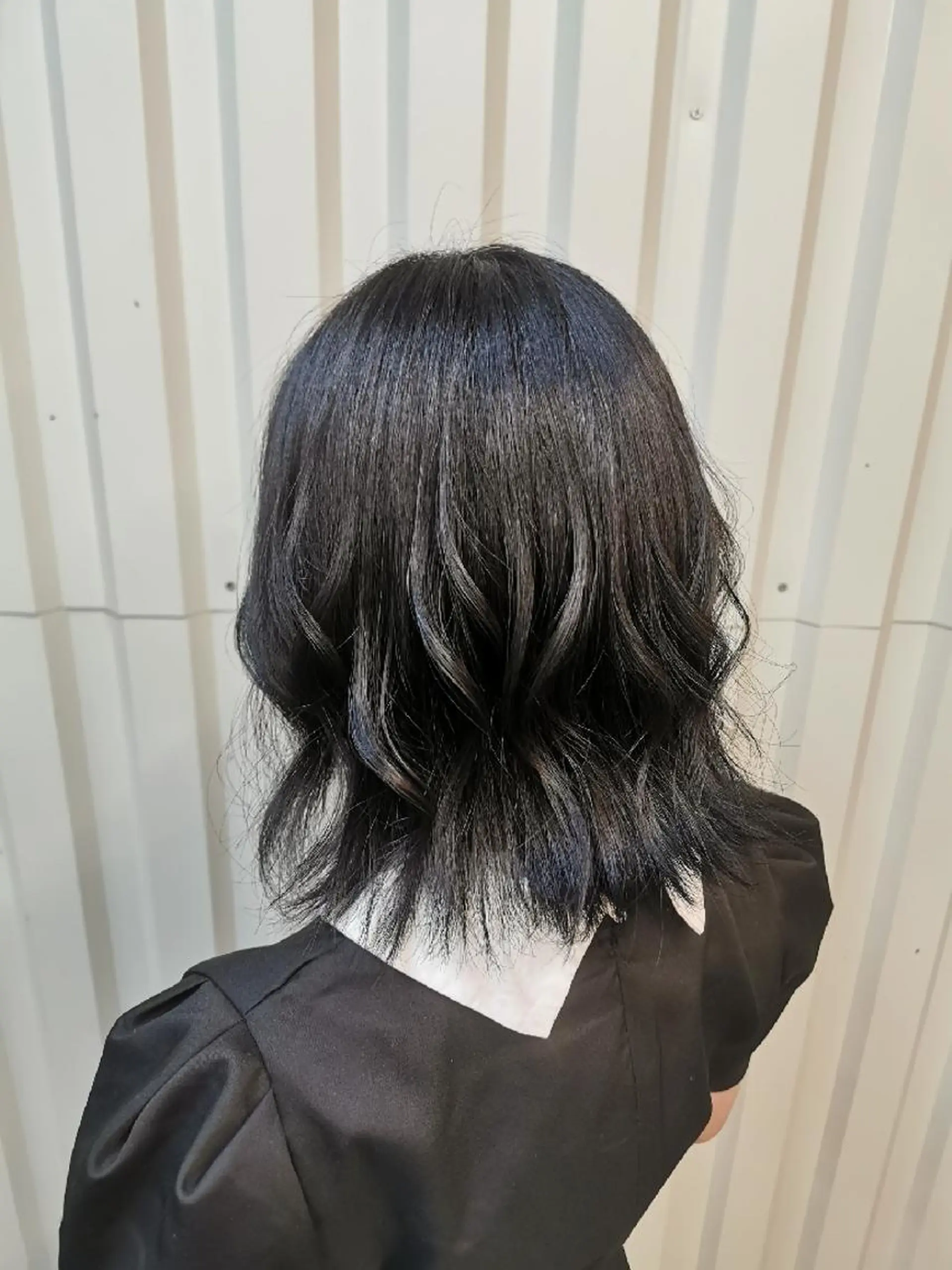 カラー 黒髪 ブルーカラー ブルーブラック グランアイ𑁍 船橋北口店菊間のマツエク・マツパデザイン