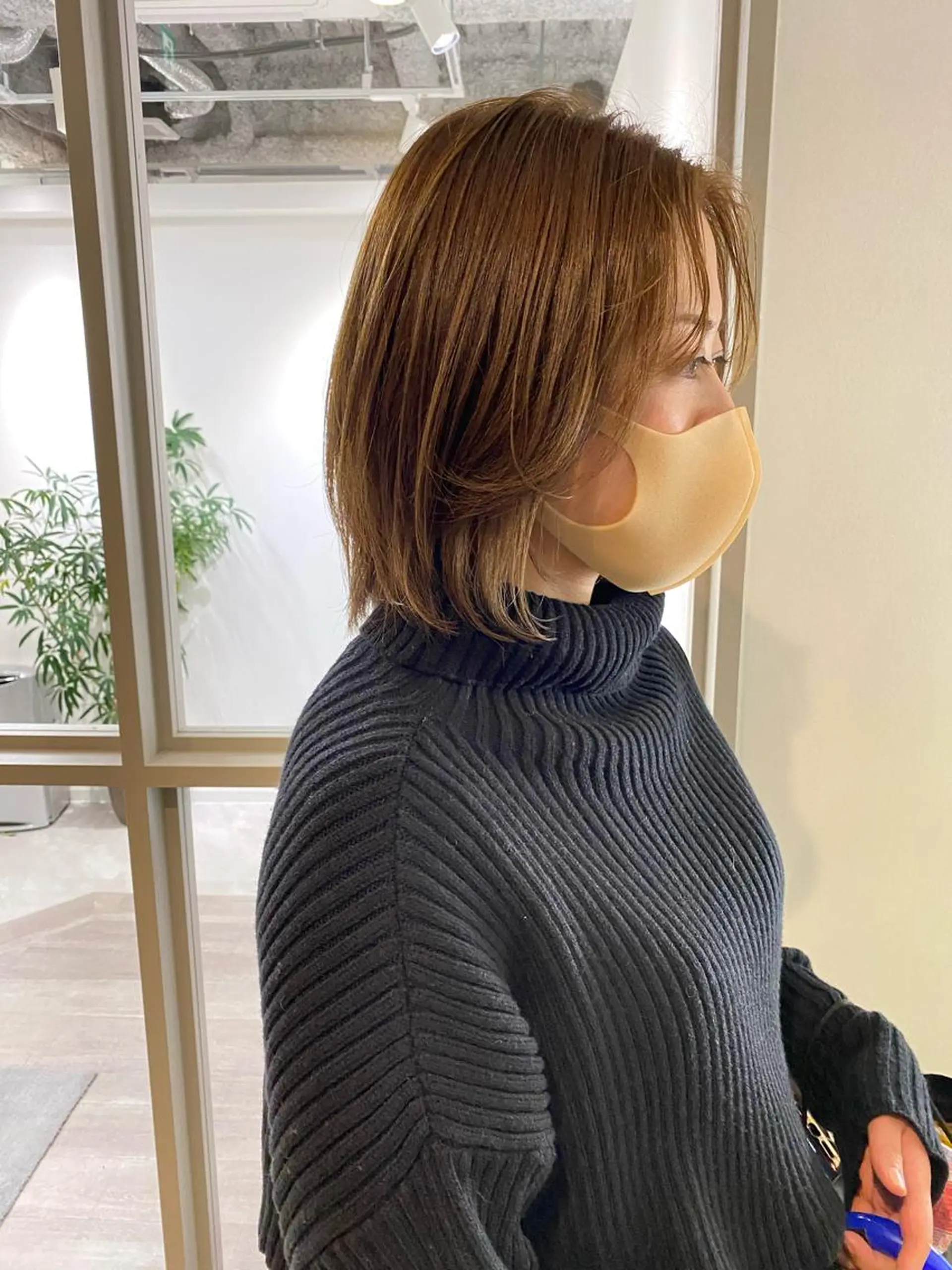 ミディアム カラー ヘアアレンジ 🫧umu.🫧韓国 /レイヤー/ハッシュのヘアスタイル