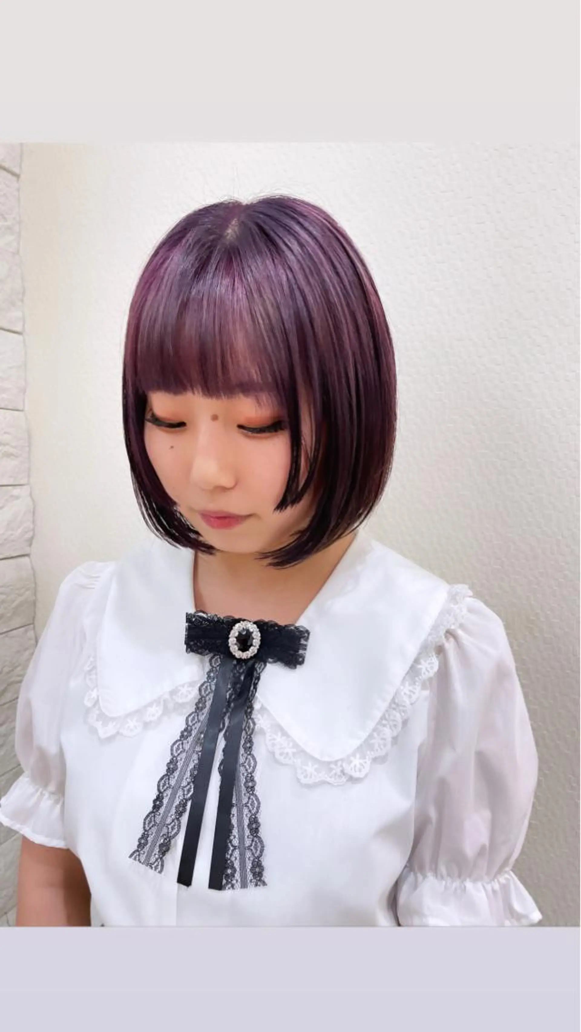 カラー バイオレットカラー カット ヘアカラー 名古屋のピンク好き かずくん🦩のヘアスタイル