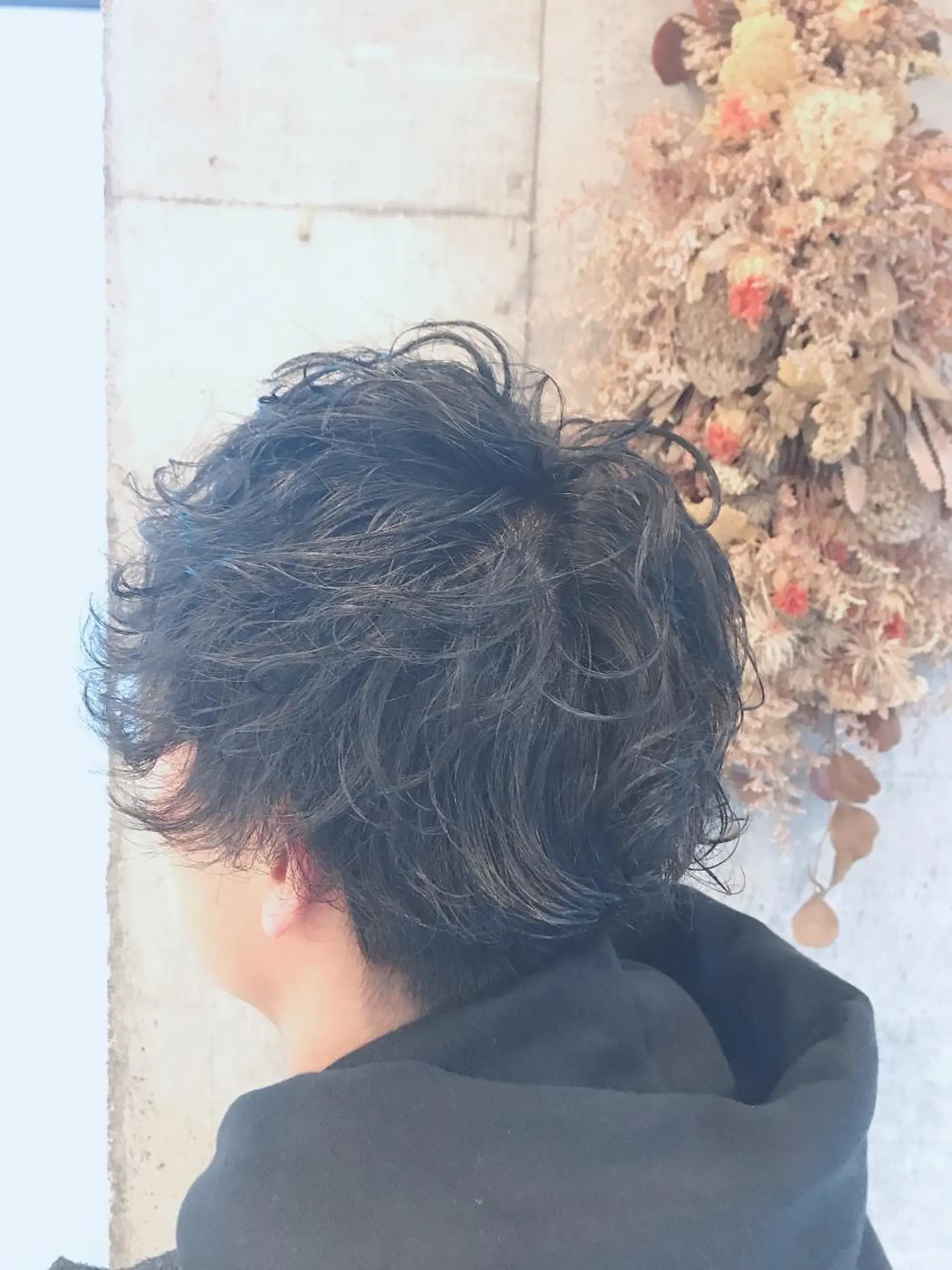 ショート パーマ メンズ 中村 海のヘアスタイル