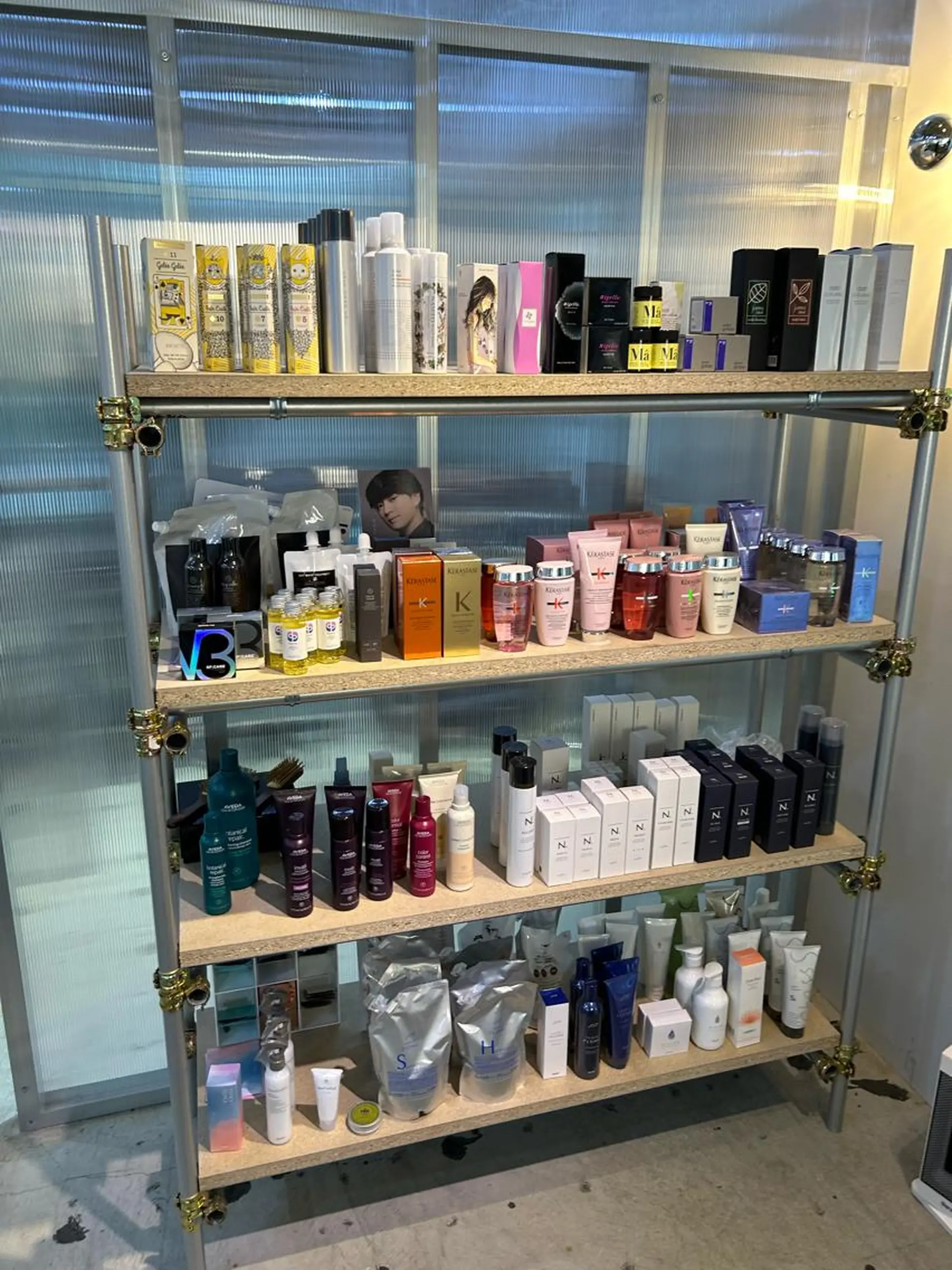 ミディアム カラー ヘアカラー トリートメント yoriダブルカラー 代表すがわらのヘアスタイル