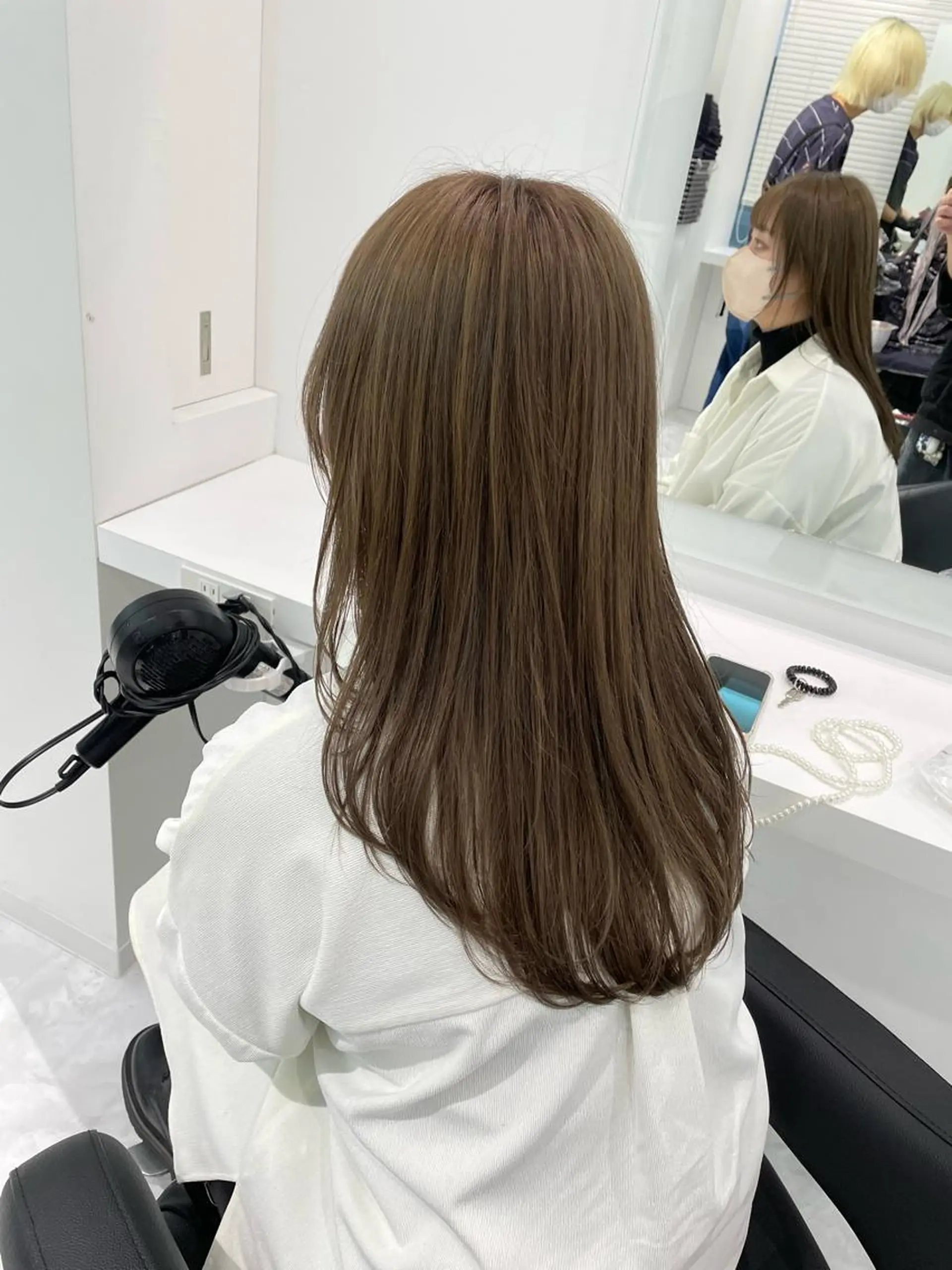 ロング カラー ハッシュカット 韓国風ヘア カット ヘアカラー 髪質改善/美髪矯正 艶髪/Takutoのヘアスタイル