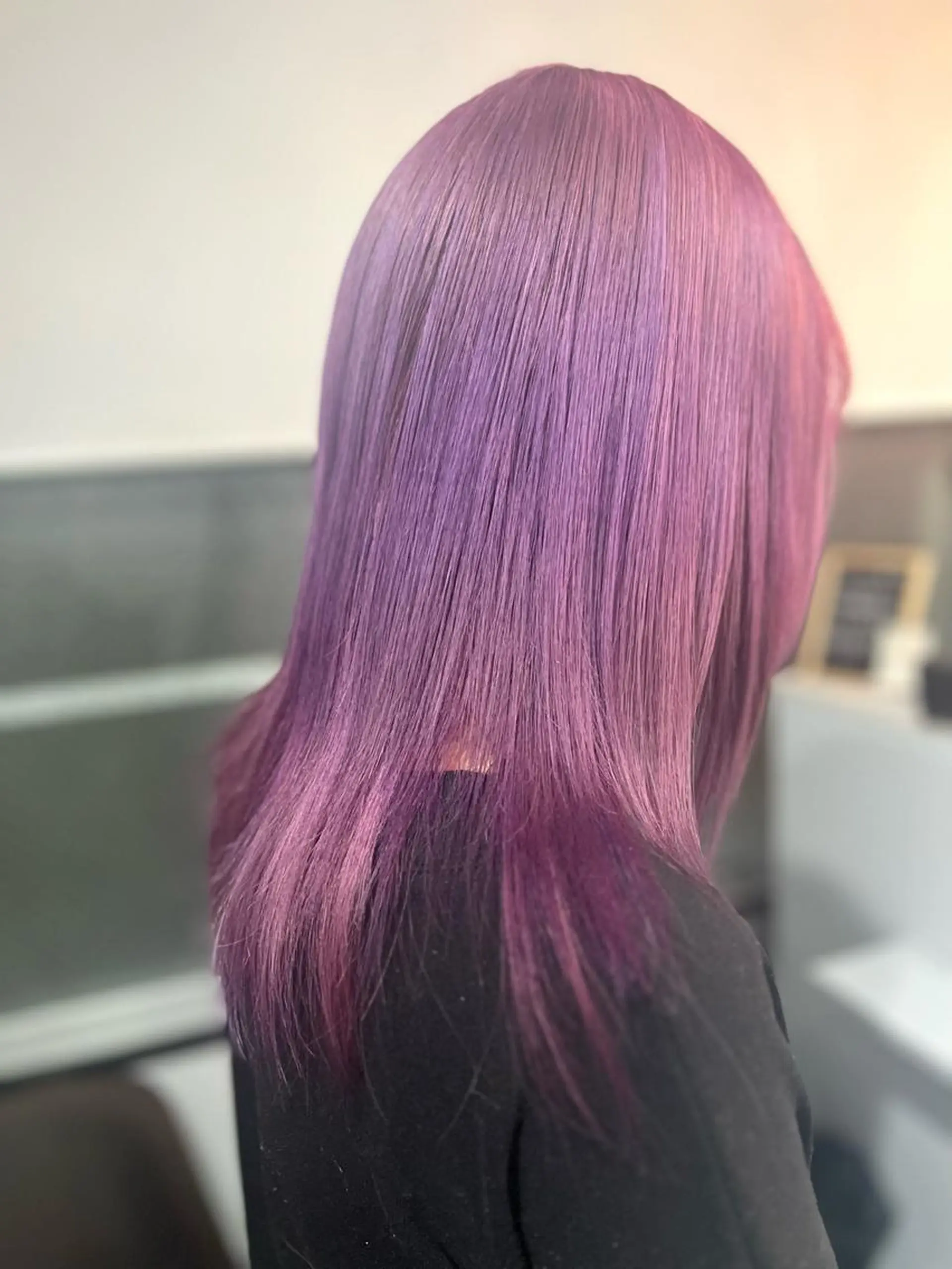 ミディアム ヘアカラー トリートメント ✨艶感/透け感✨Sherry所属・艶髪/ハイトーン Sherryのヘアスタイル