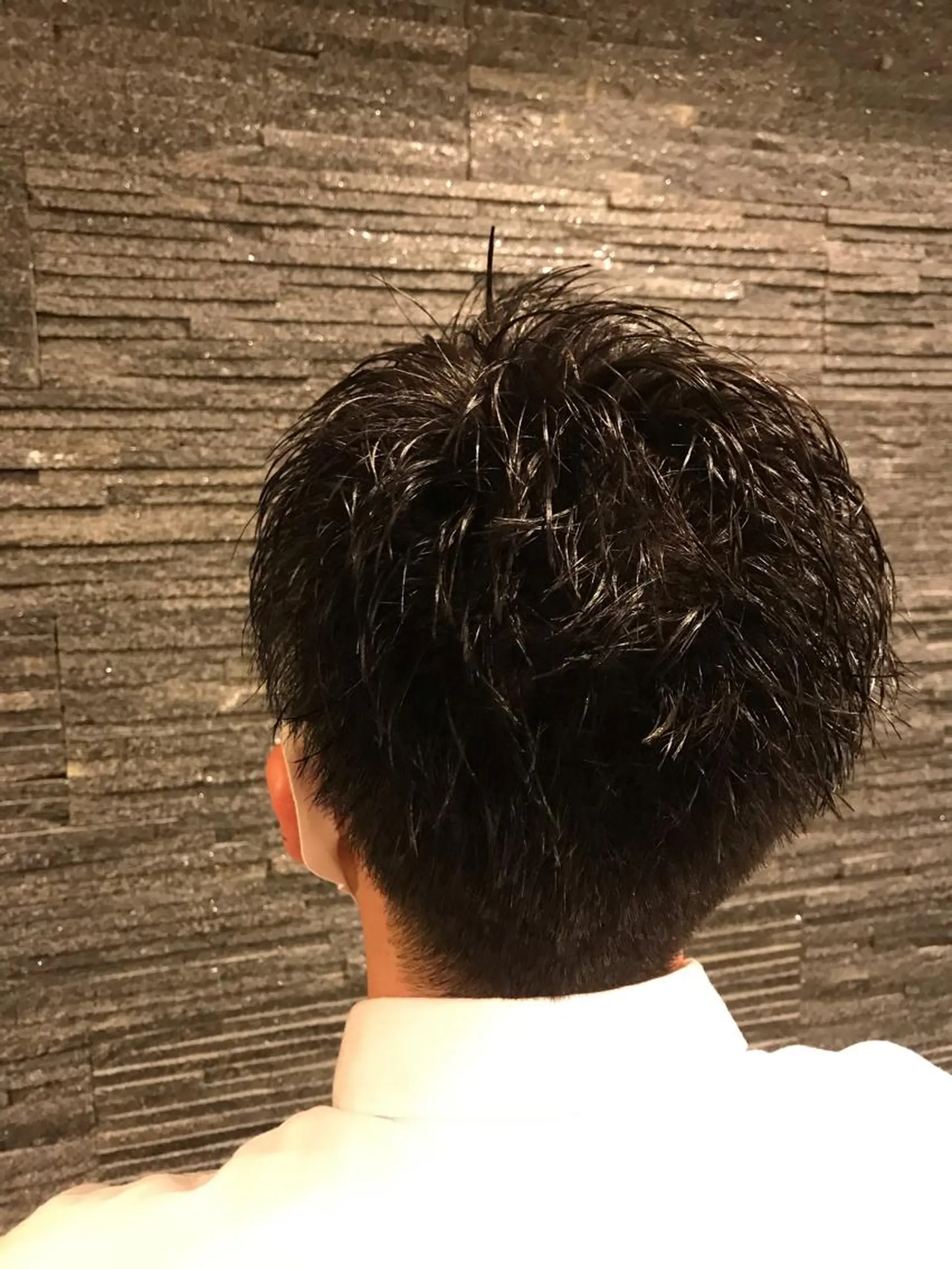 ショート プレミアムバーバー 表参道のヘアスタイル