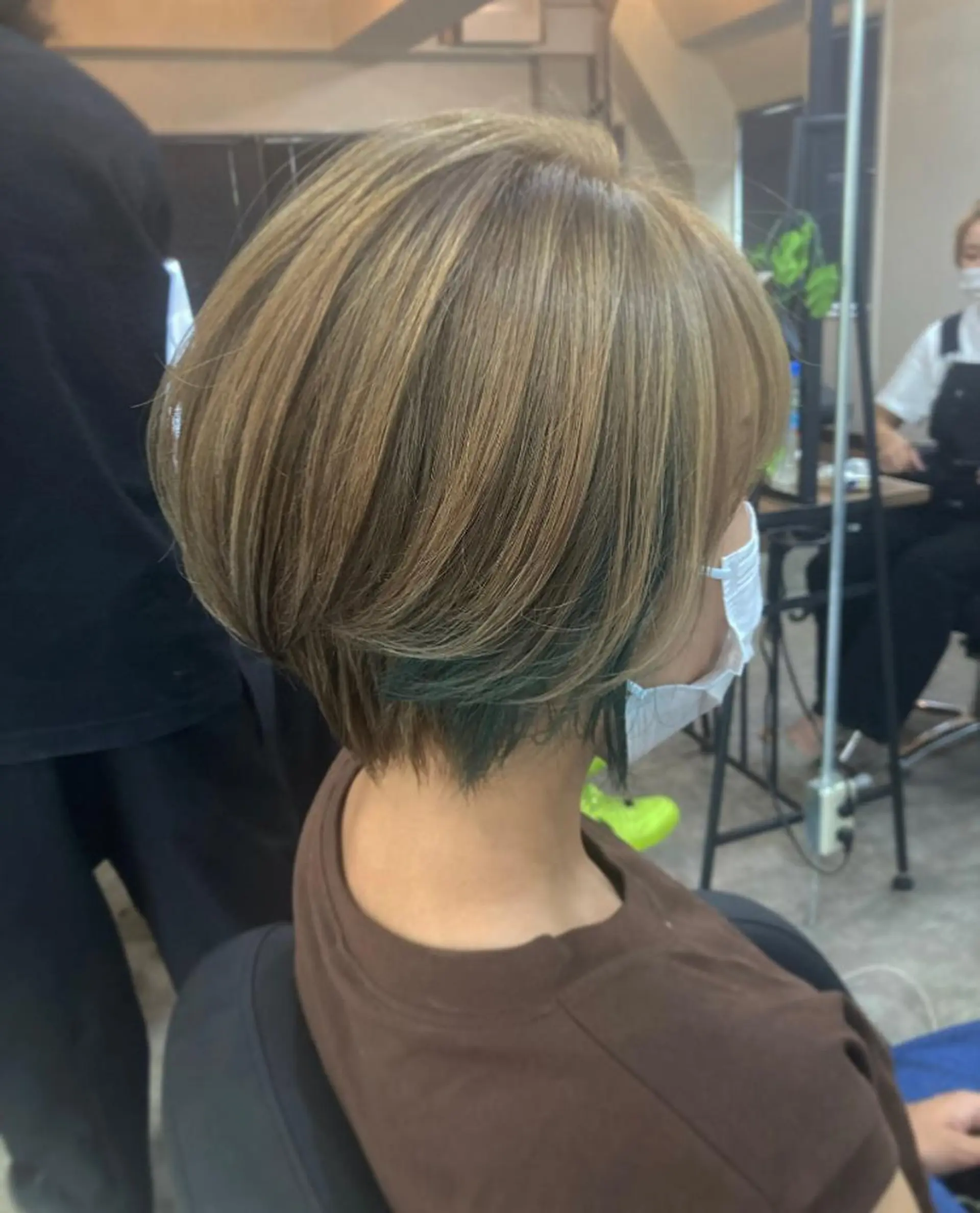 ショート カラー ショートボブ バレイヤージュ ブリーチ ケアブリーチ ダブルカラー 猫ｯ毛さんヘア🐈 Misa【女性】のヘアスタイル