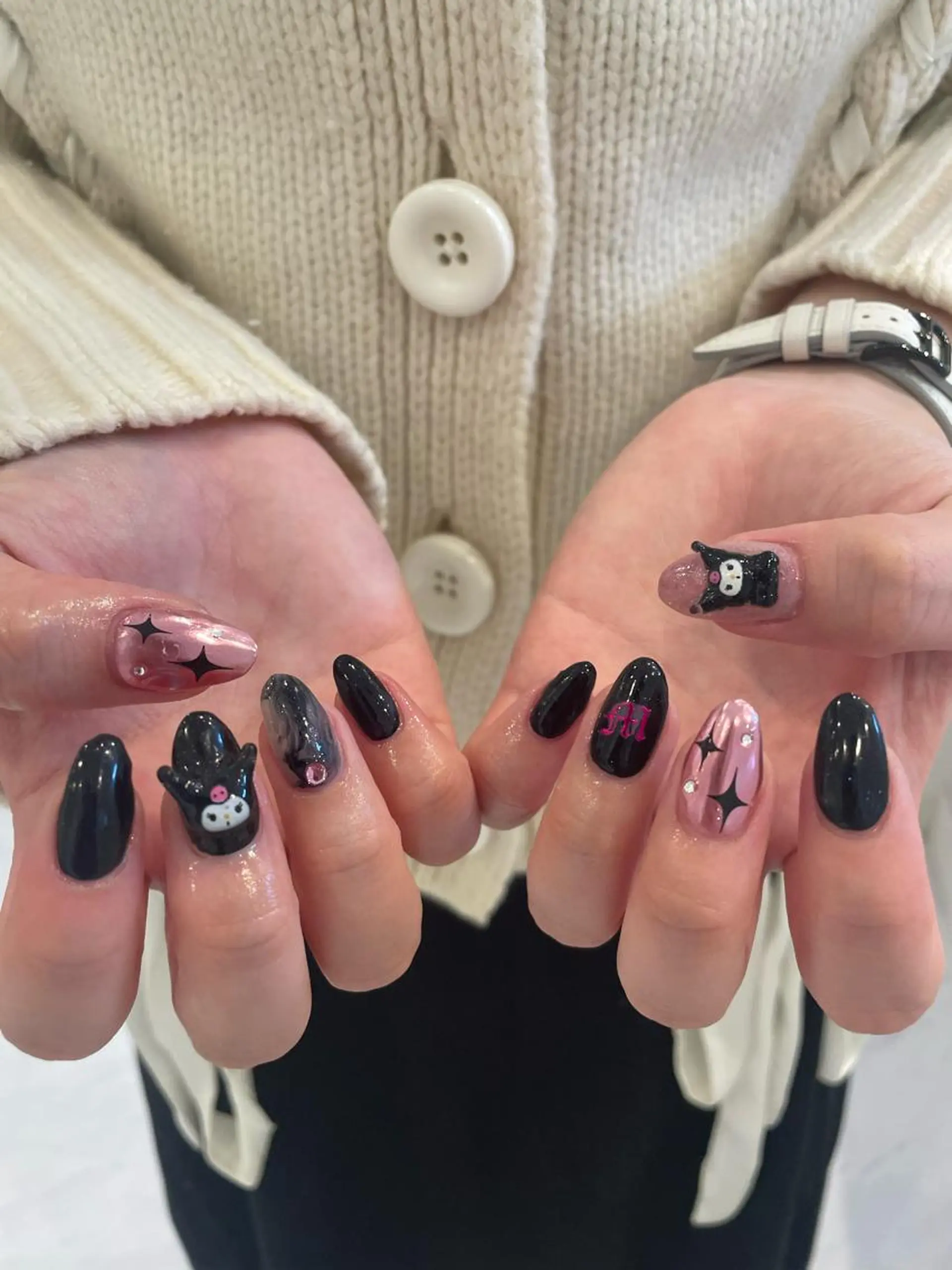 ネイル 束感まつ毛/ネイル/ LED♥KIRARAのマツエク・マツパデザイン