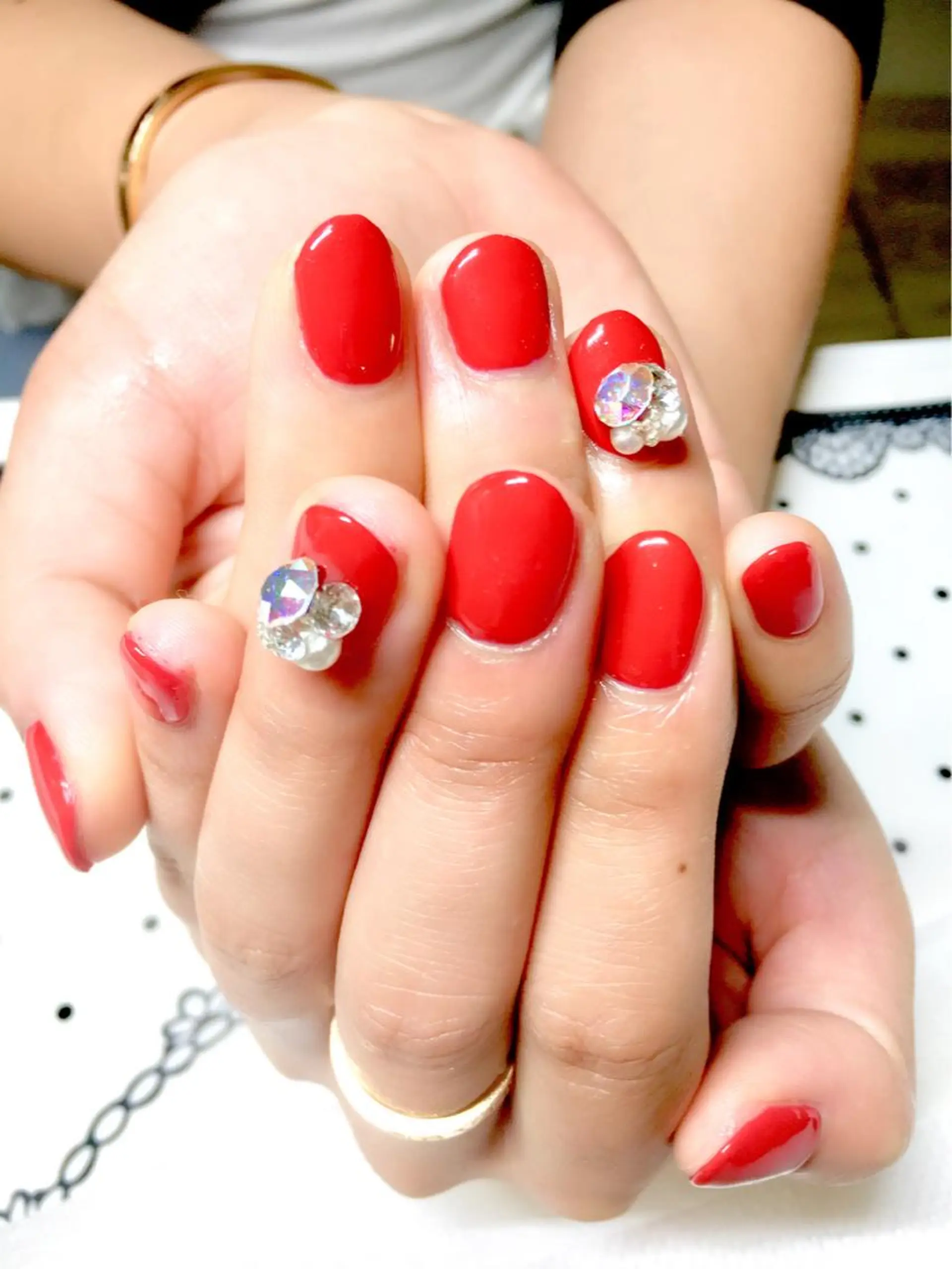 ネイル マツエク・マツパ 結婚式・ブライダル フットネイル ジェルネイル ミラーネイル パラジェル clover nailのネイルデザイン