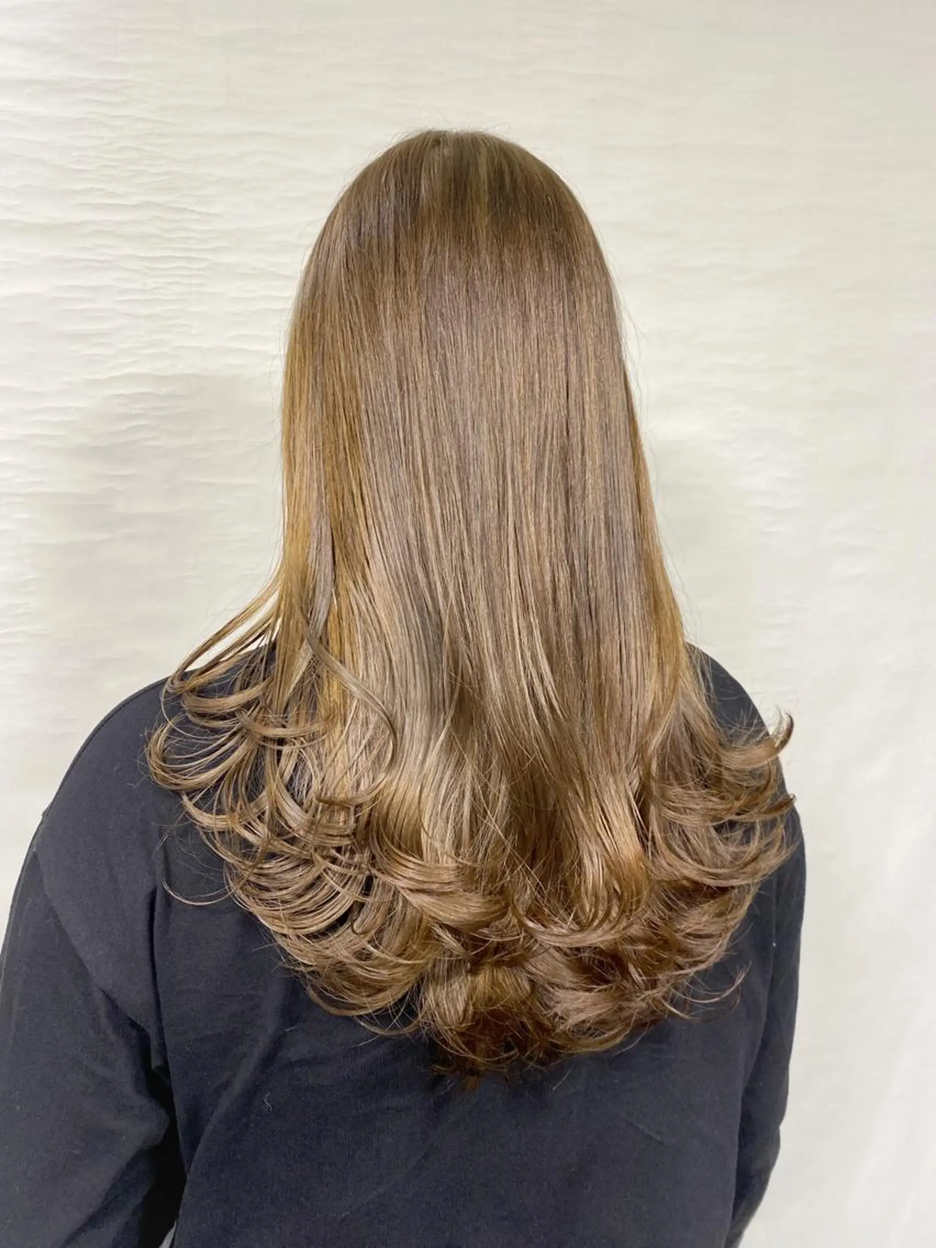 セミロング カラー ヘアアレンジ シールエクステ ベージュカラー ブリーチ ケアブリーチ ダブルカラー カット ヘアカラー トリートメント 髪質改善【縮毛矯正】 北千住 田邉 澪のヘアスタイル