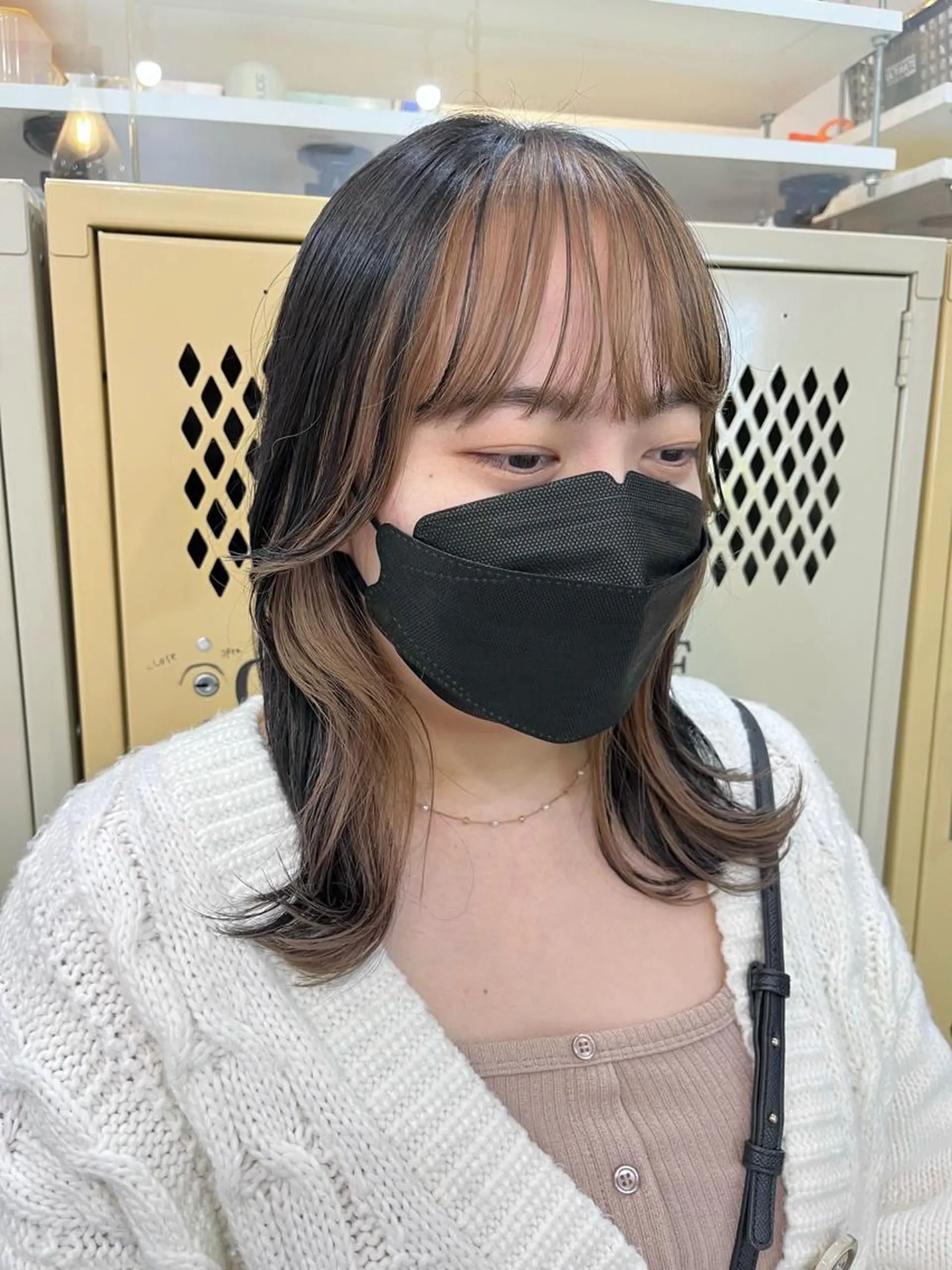 ミディアム カラー カット ヘアカラー トリートメント 🌼sunc HINAMI🌼のヘアスタイル