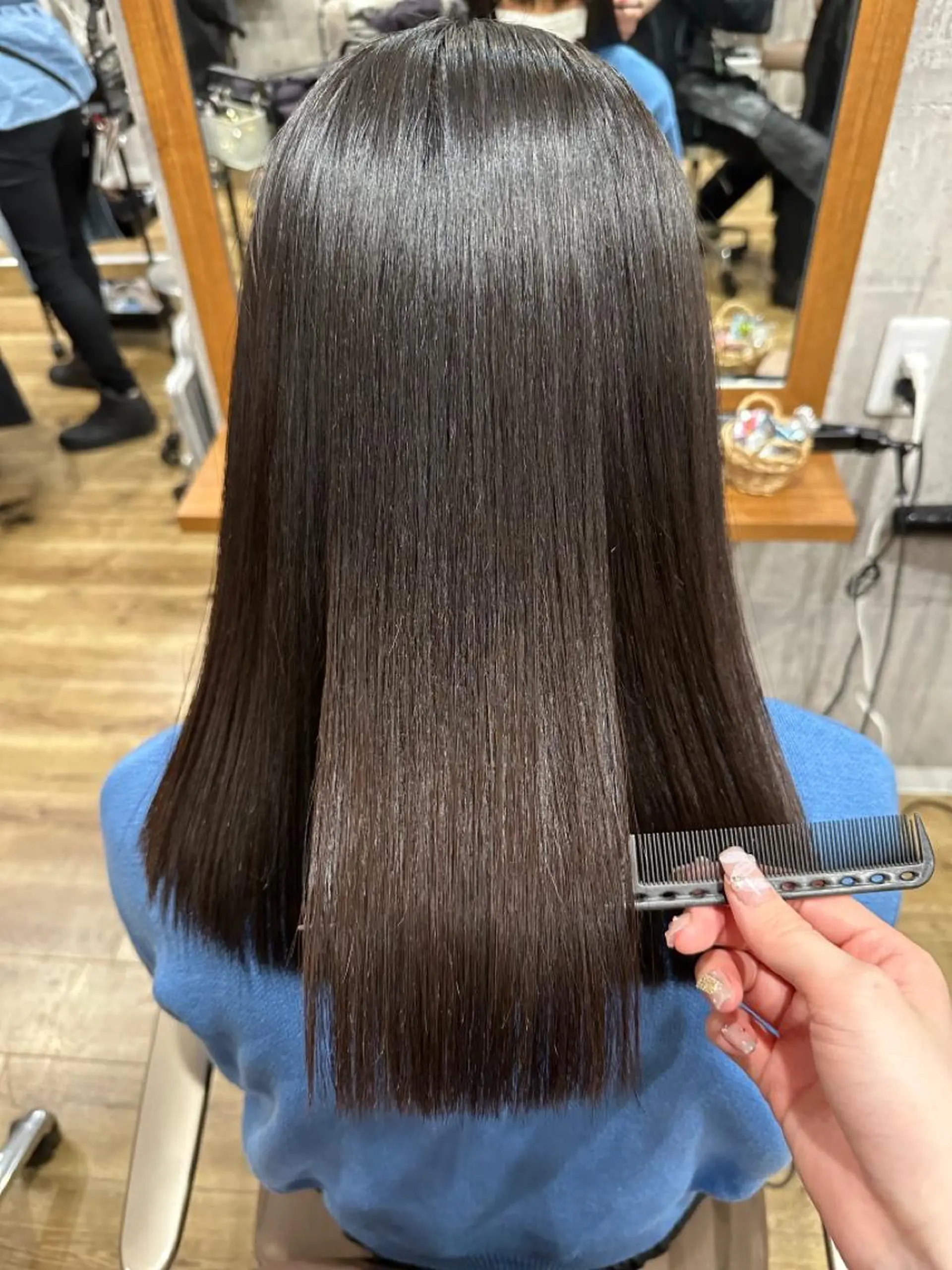 ミディアム 韓国𝐻𝑎𝑖𝑟 🇰🇷🖤ハラのヘアスタイル