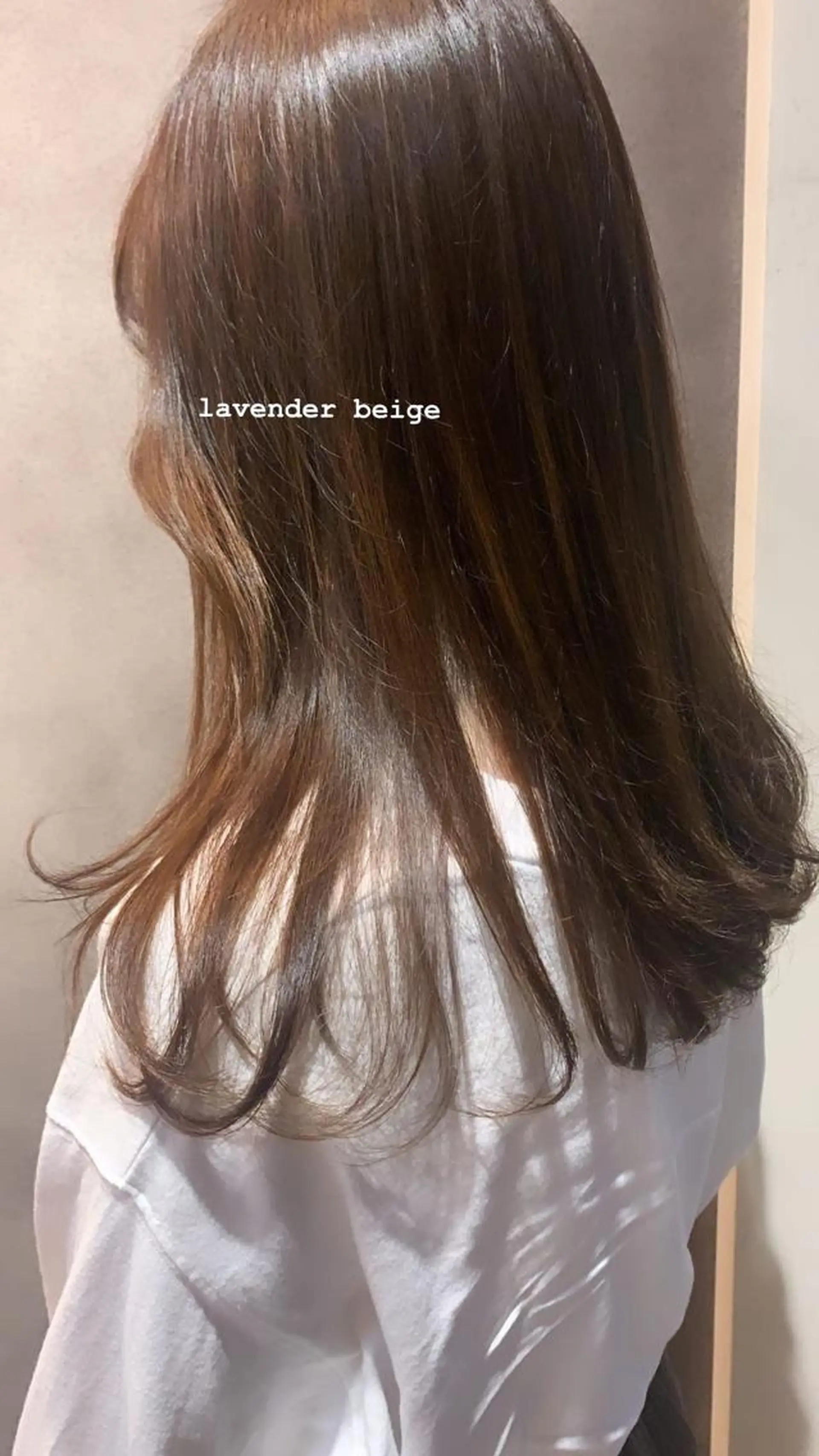 カラー ベージュカラー 透明感カラー ラベンダーカラー 🤍aimi🤍 ウルフ/韓国ヘアのヘアスタイル