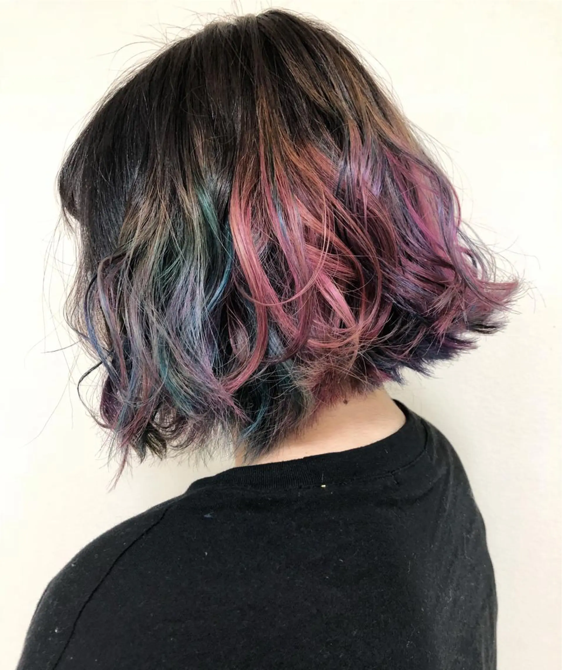 ミディアム カラー ヘアアレンジ デザインカラー ダブルカラー グラデーションカラー インナーカラー ユニコーンカラー enurk店 🍋 M I K U  *のその他イメージ