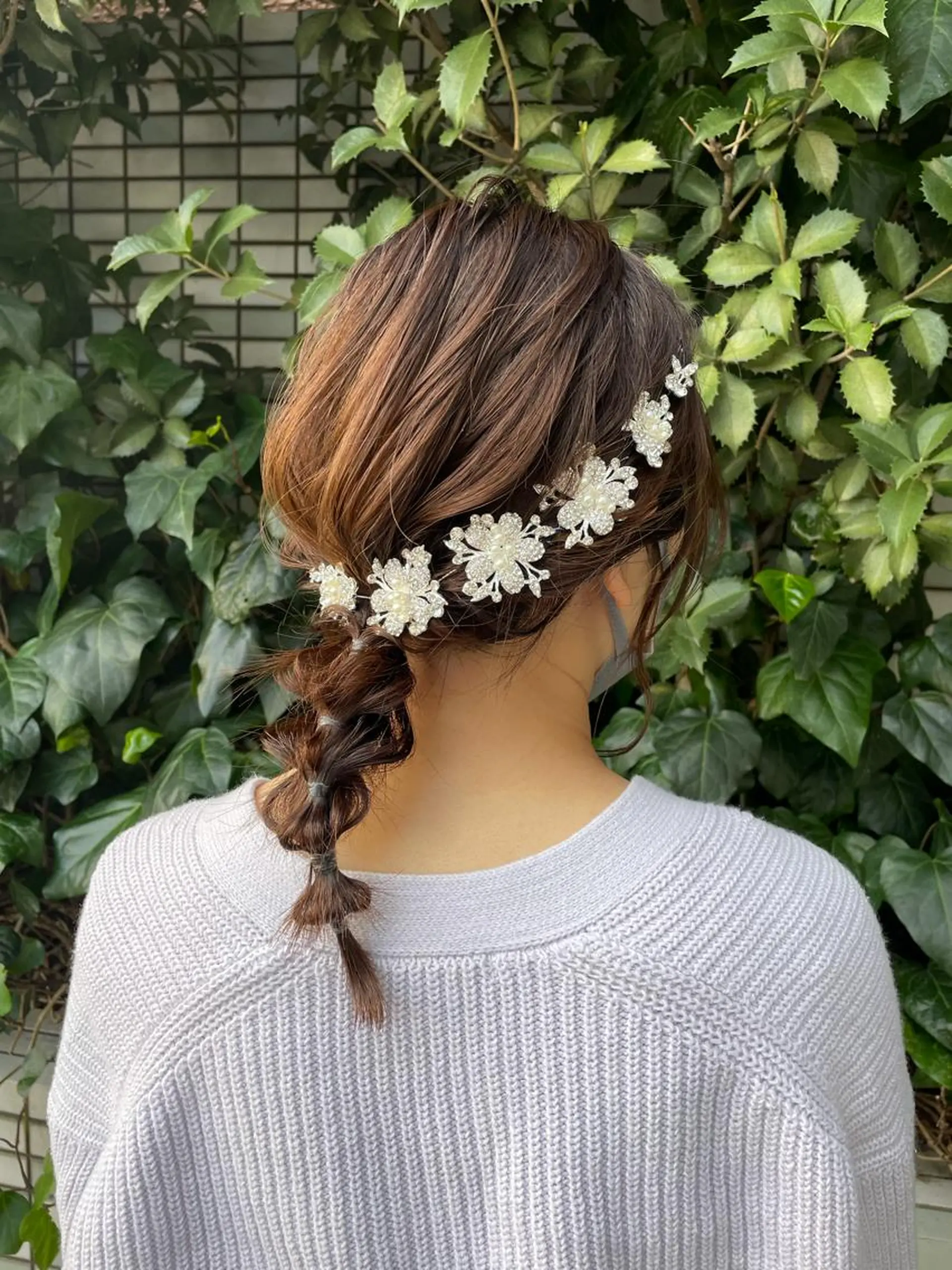 ミディアム ヘアアレンジ ヘアセット カワシマ セイカのヘアスタイル