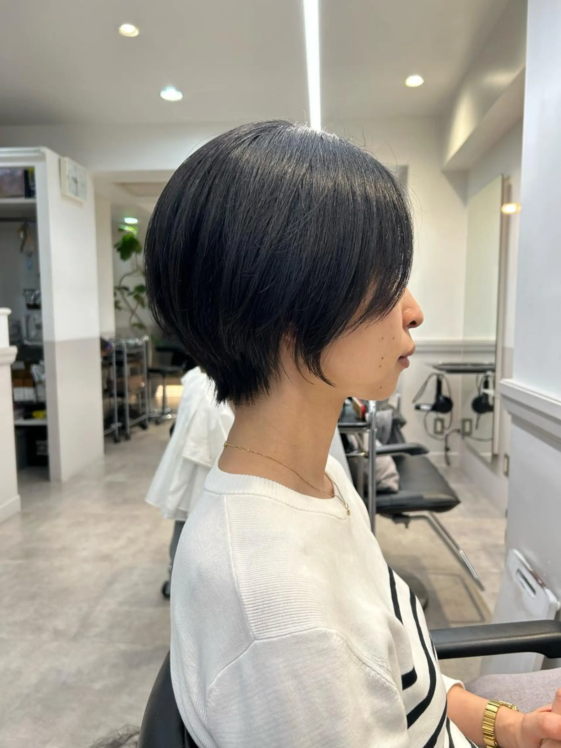 ショート カラー 山下夕月 ショート🫧ボブのヘアスタイル