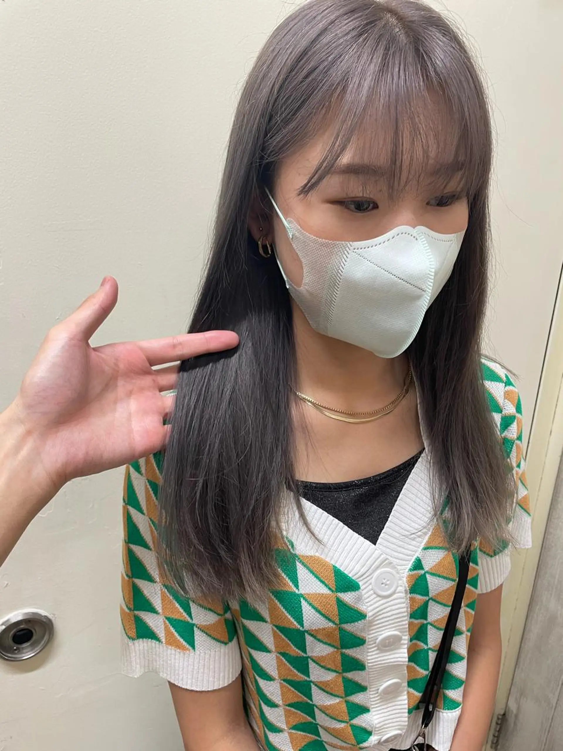 セミロング カット ヘアカラー 美髪改善・ブリーチ tadasuke⭐️のヘアスタイル