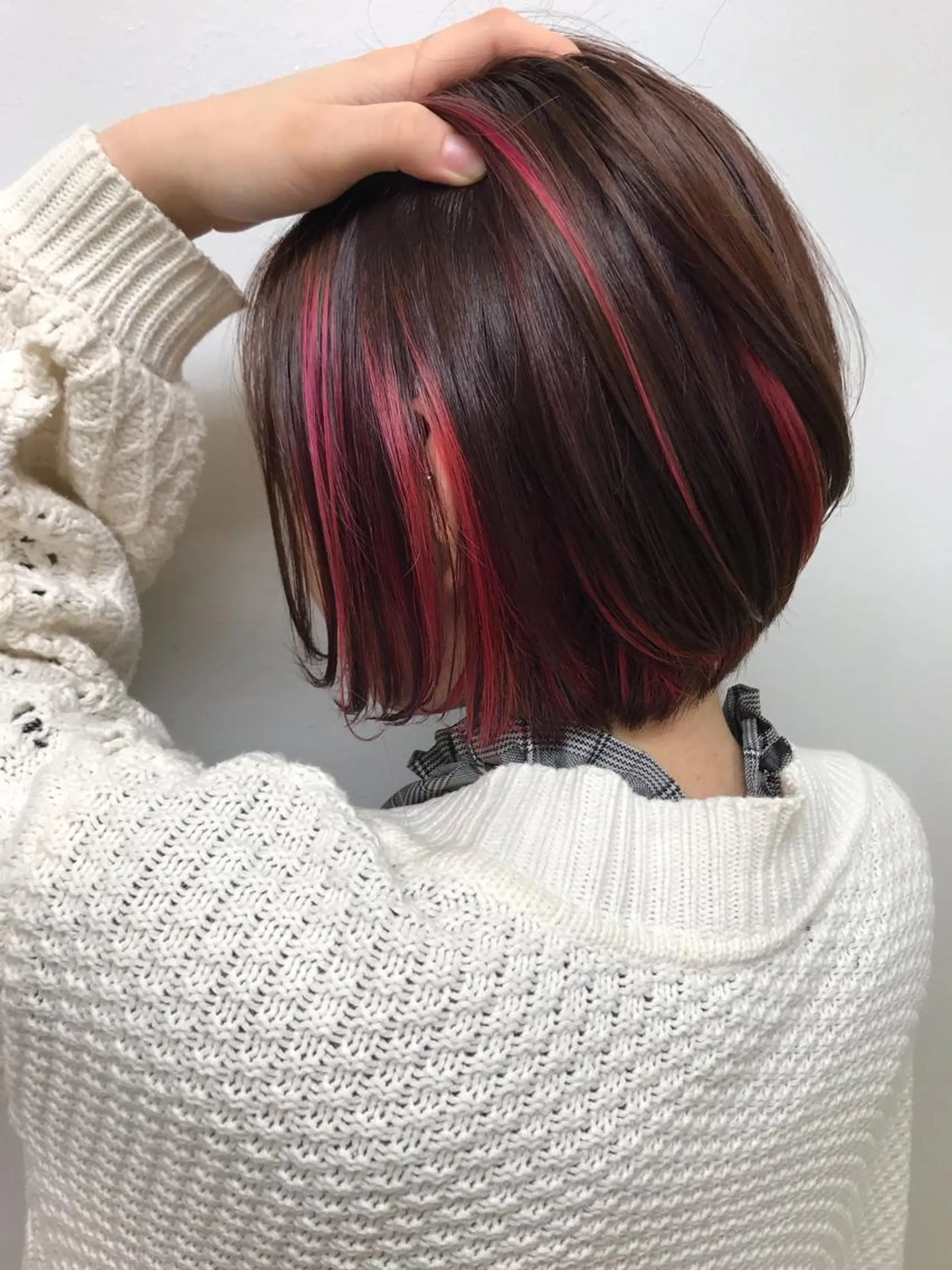 ショート レイヤーカット 藤中 隆悟のヘアスタイル