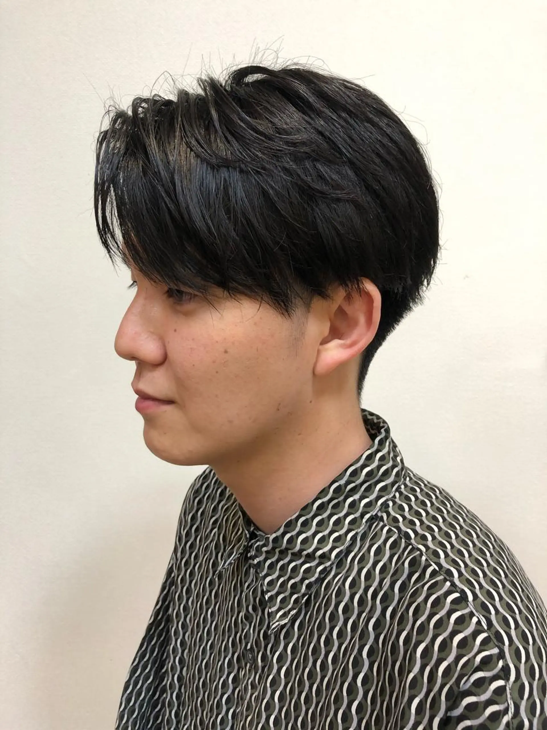 ショート カラー パーマ ヘアアレンジ メンズ ❣️倉敷❣️美髪 カラー能登一成のヘアスタイル