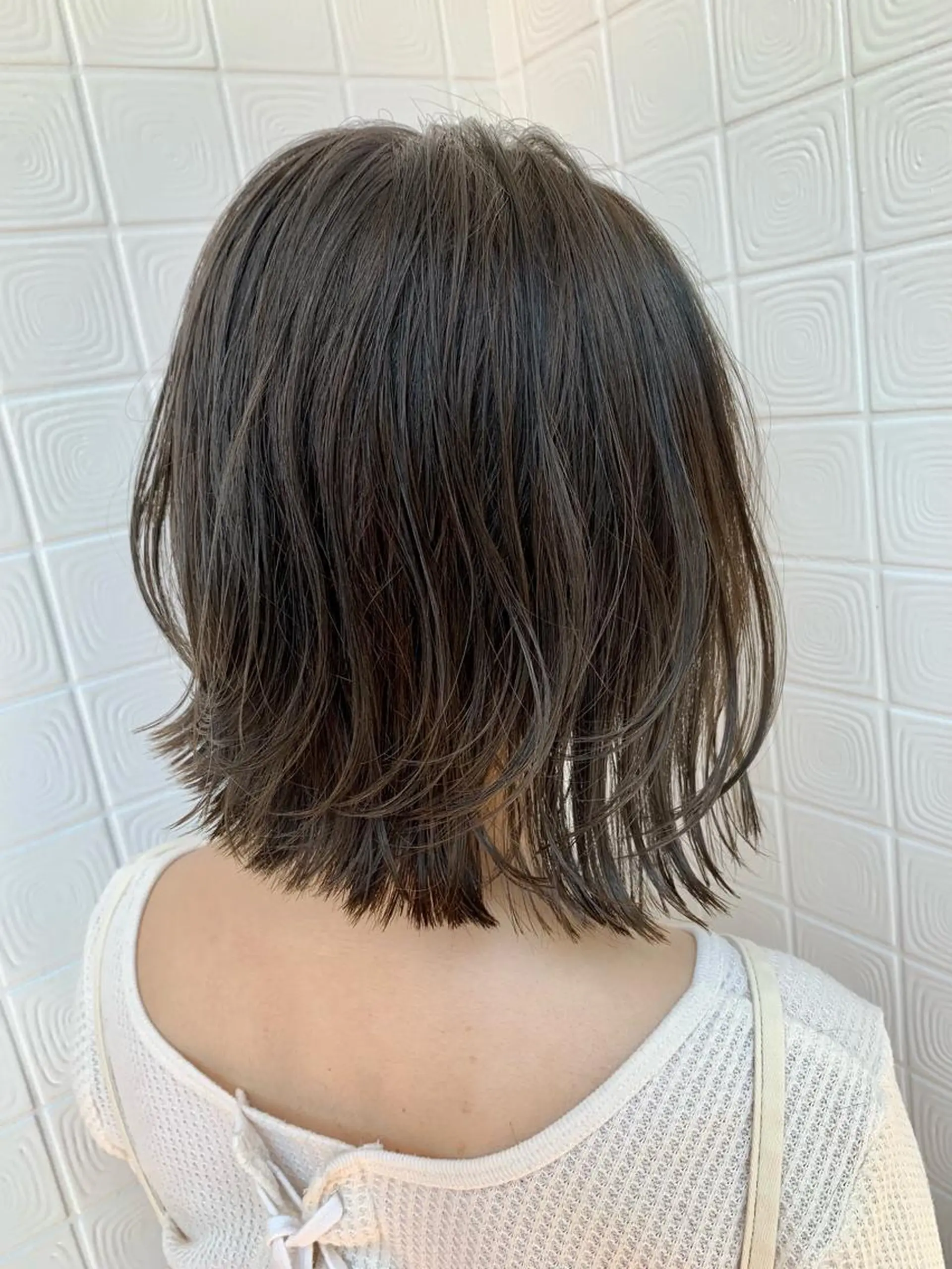 ミディアム ボブ 外ハネヘア ショート特化✂︎門脇 ~広がらない髪へ~のヘアスタイル