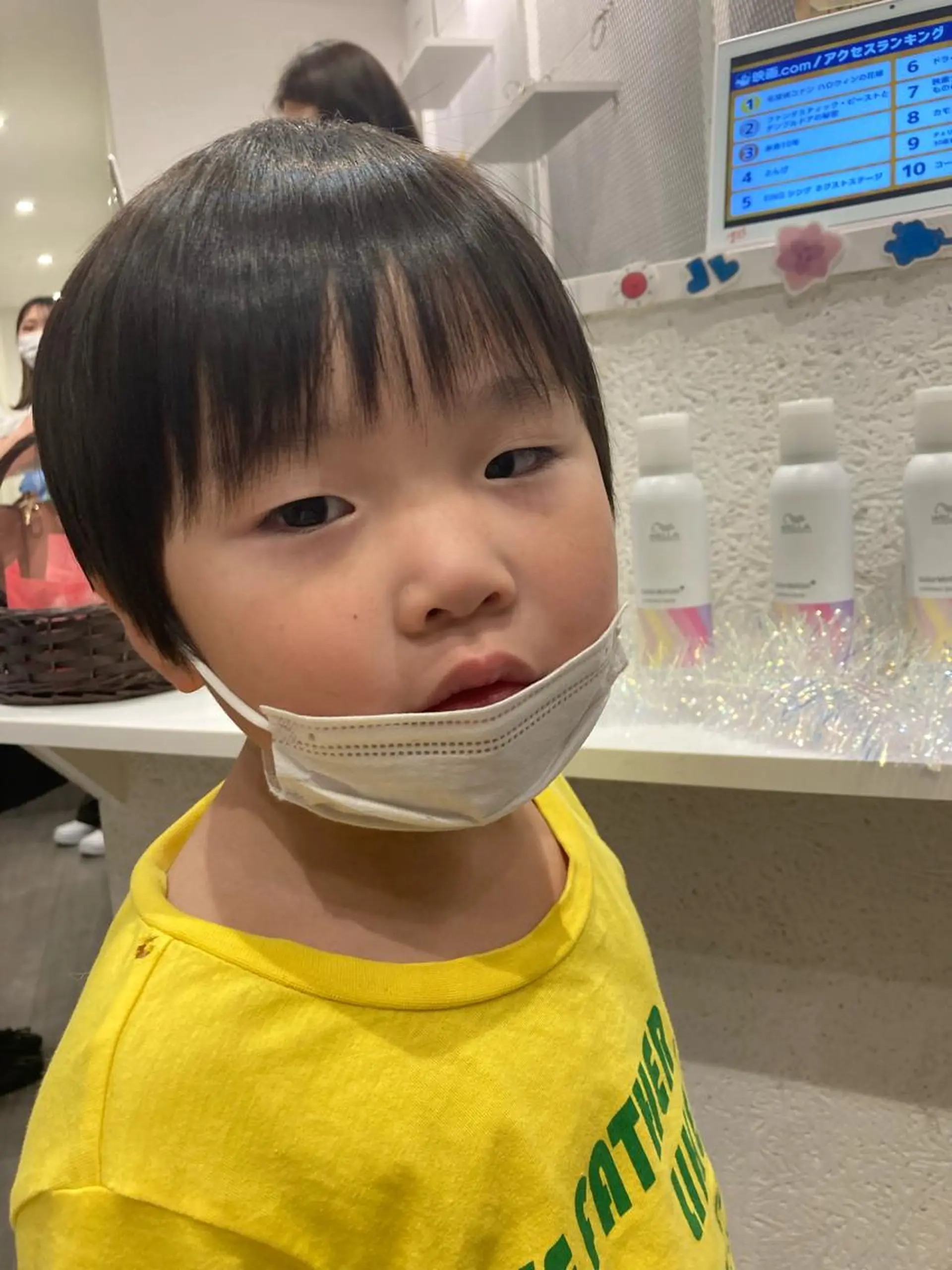 ショート キッズ ミルクティー量産💙 💙ブリーチ特化💙のヘアスタイル