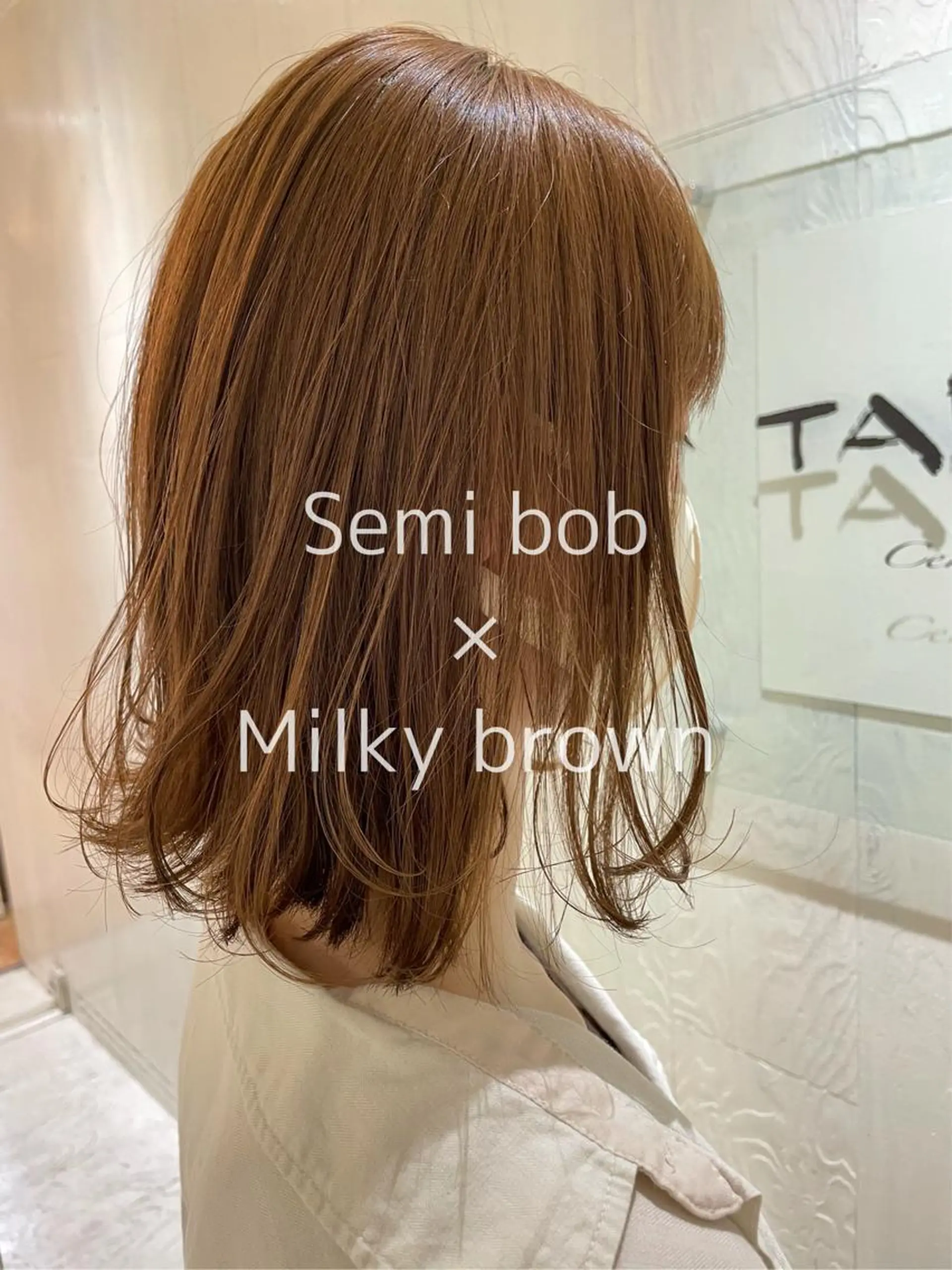 ミディアム カラー ミディアムパーマ バレイヤージュ ブリーチ ケアブリーチ ダブルカラー カット ヘアカラー トリートメント 河合秀明/ショート /ボブ/レイヤーのヘアスタイル