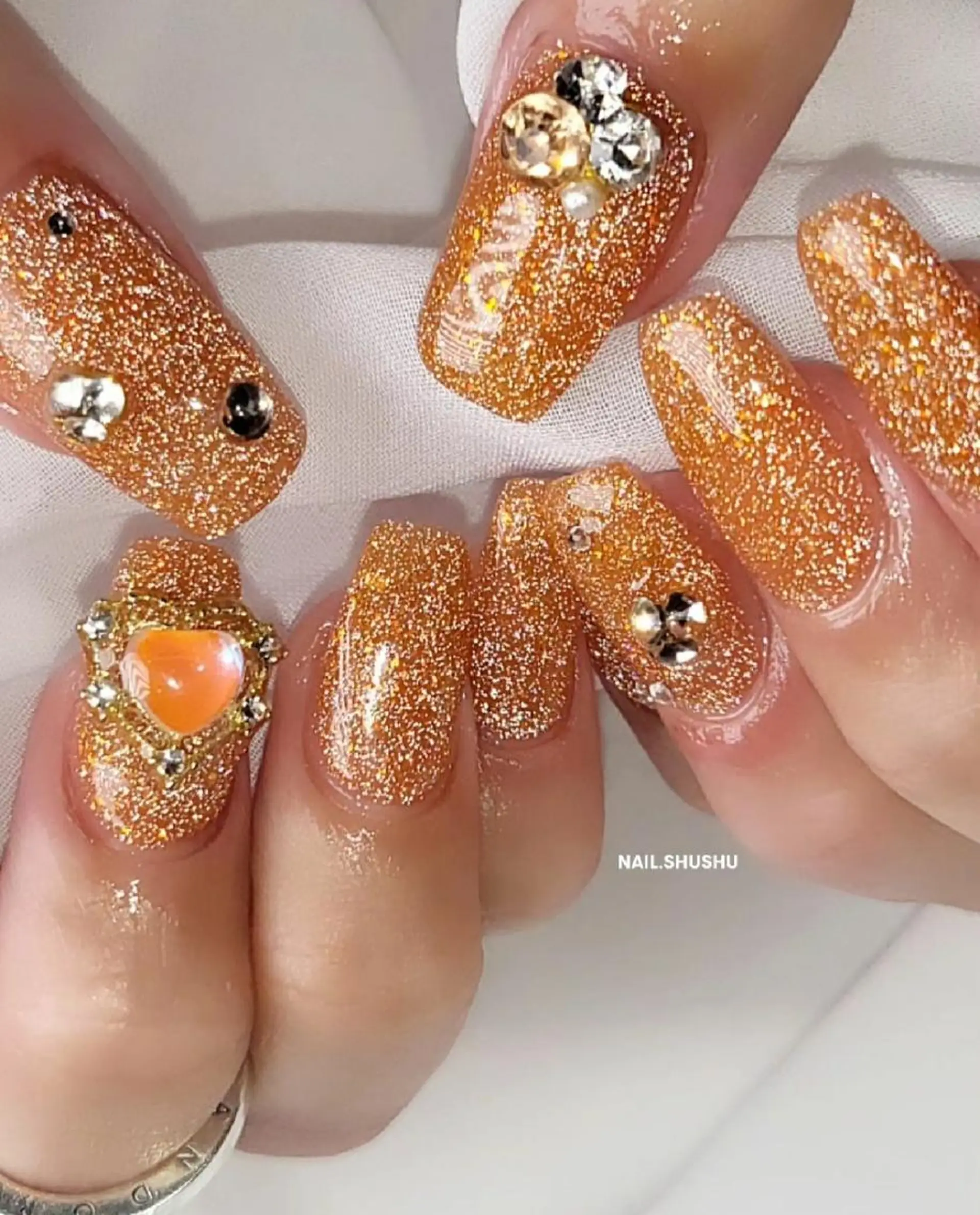 ネイル 持ち込み ニュアンスネイル ワンカラーネイル シンプルネイル 夏ネイル 3dパーツ/流行り 👧shushu❤️のネイルデザイン