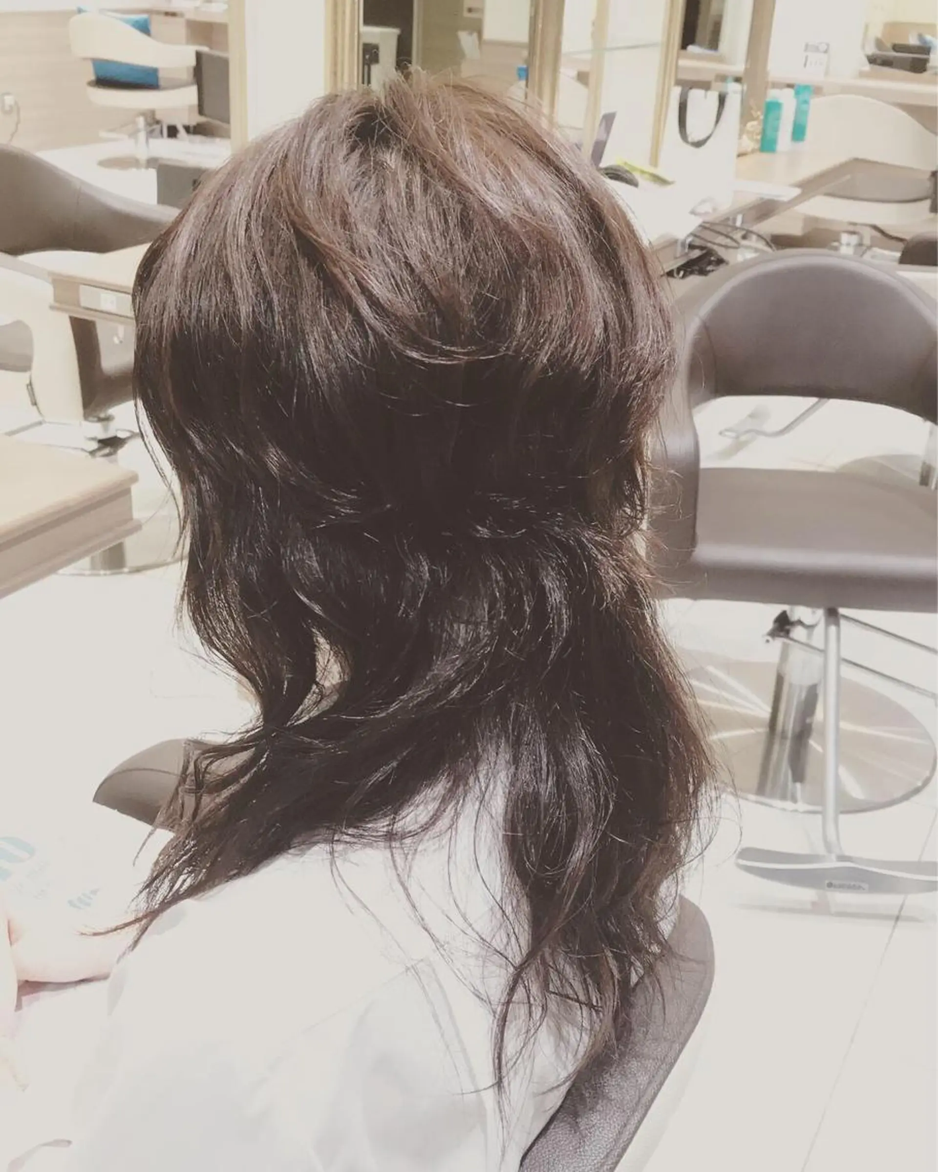 セミロング パーマ KOOKI スティードトーキョーのヘアスタイル