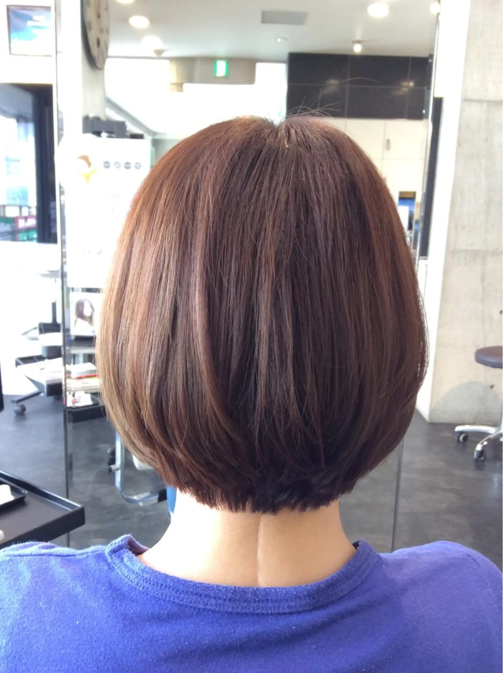 ショート ボブ ボブスタイル/ 透明感カラー/八幡のヘアスタイル