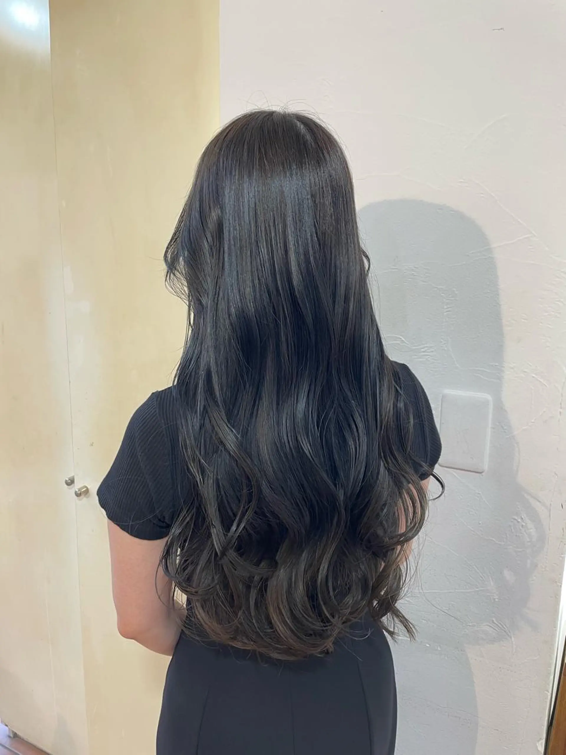 ロング カラー アッシュ アッシュグレー 透明感カラー 🦋透明感 艶カラー Rie🦋のヘアスタイル