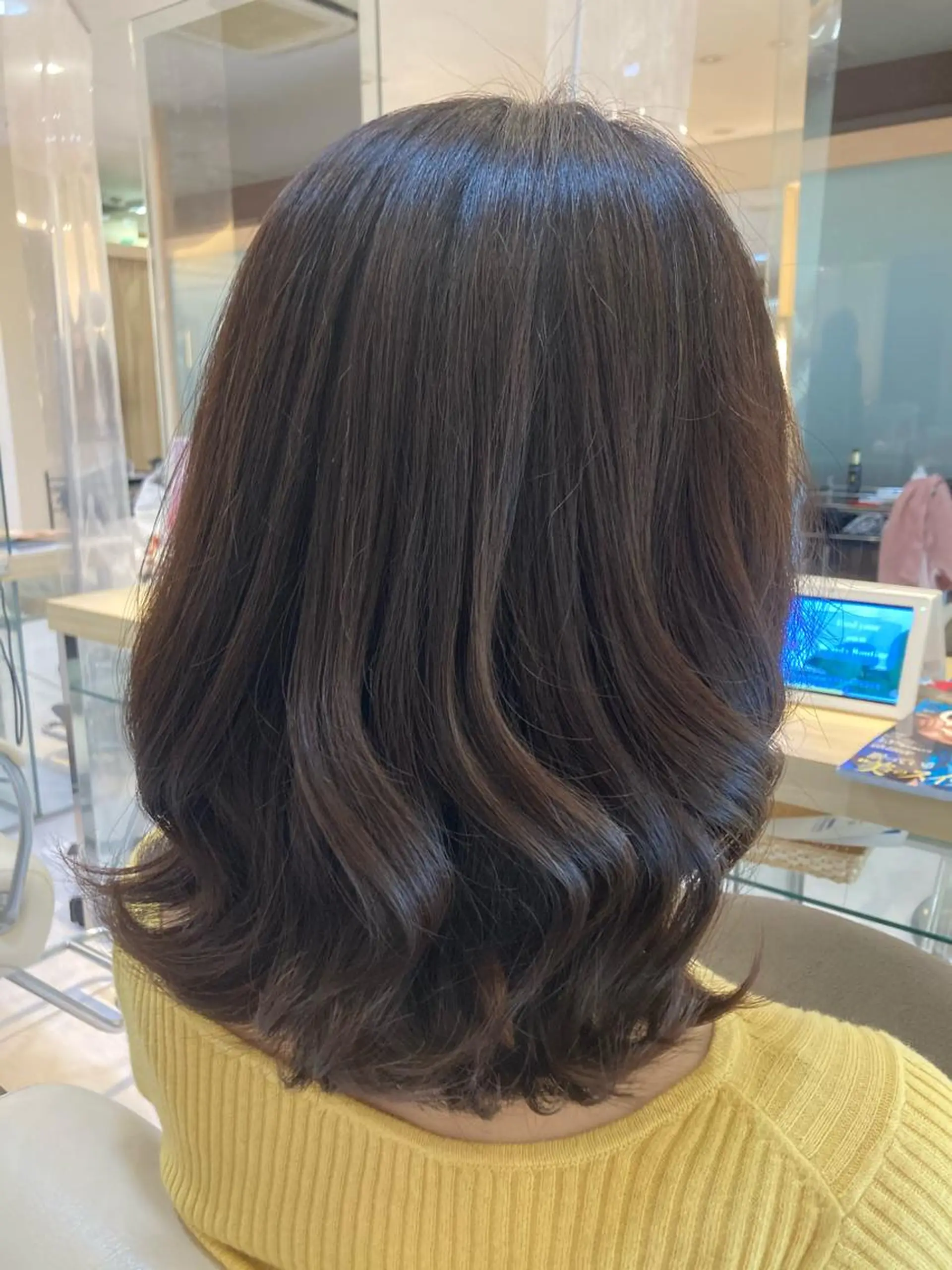 ミディアム カラー ケアカラー 後藤 瑞季のヘアスタイル