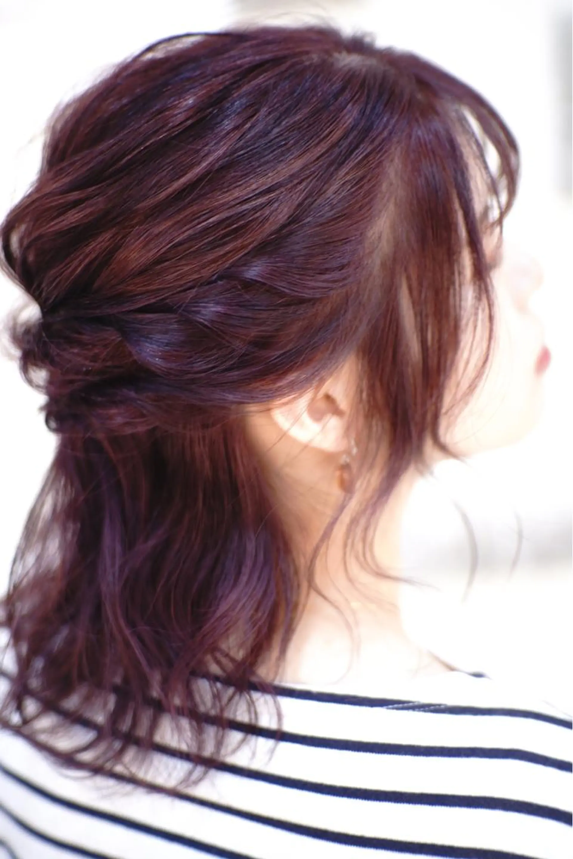 ミディアム カラー ヘアアレンジ これた🧸ヘアメ職人 ♡髪質改善♡カラーのヘアスタイル