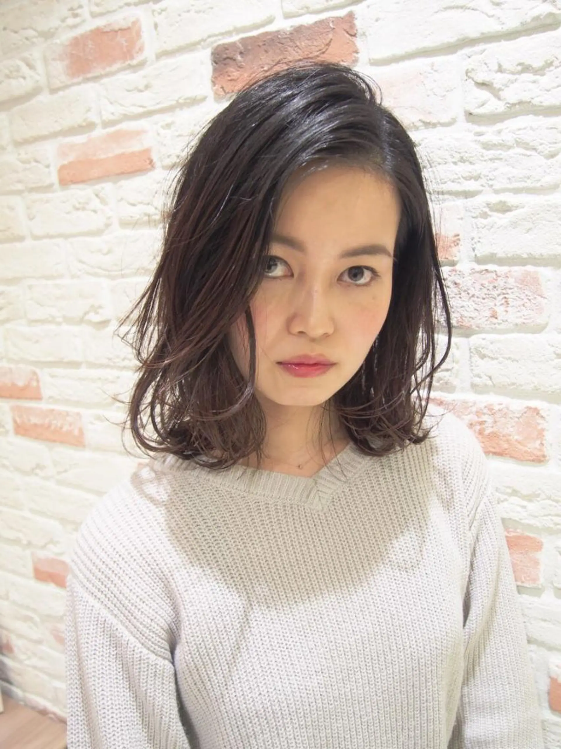 ミディアム 新宿 木下拓哉のヘアスタイル