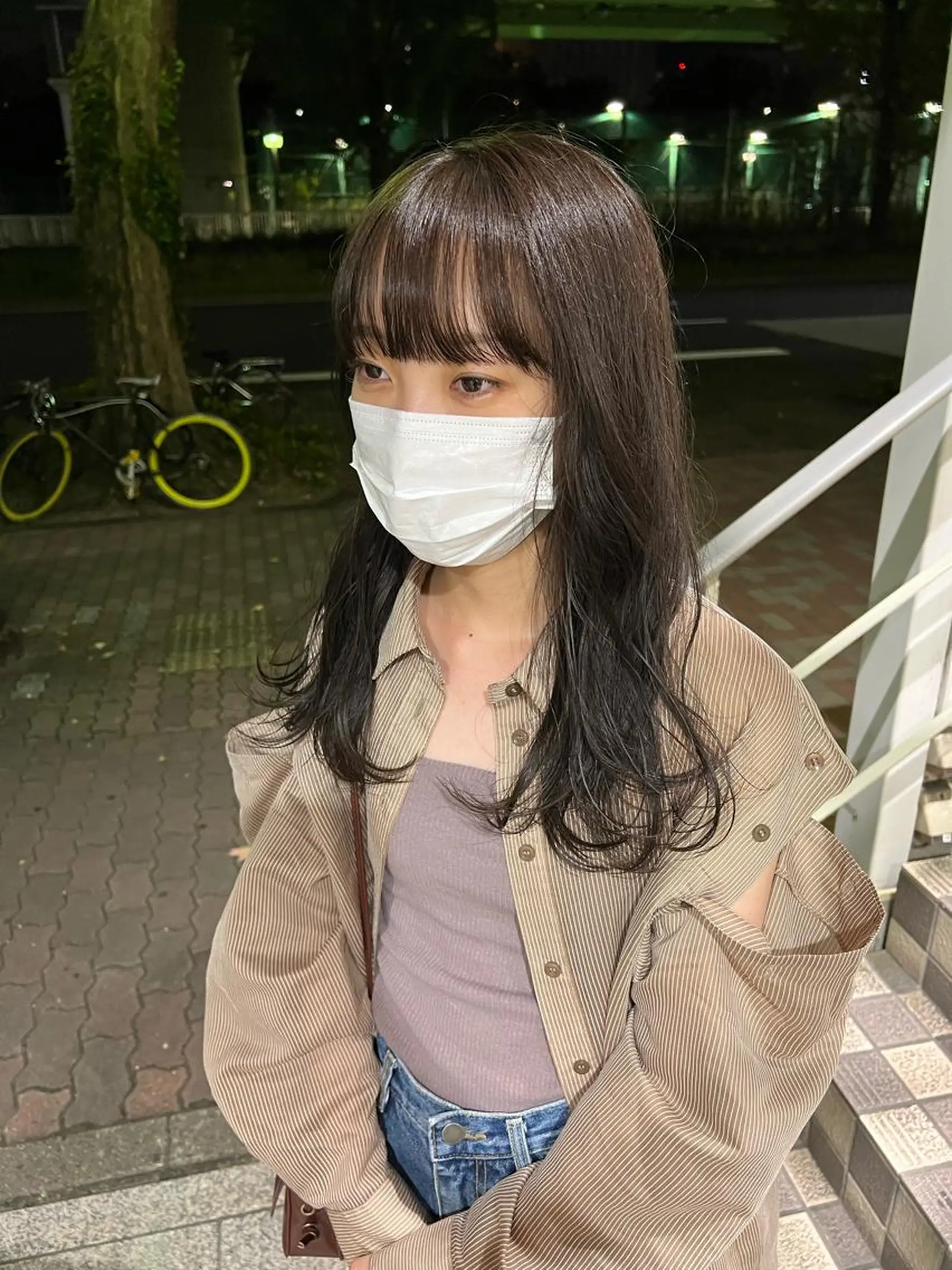 ロング カラー 舟橋耀/ブリーチカラ ー/レイヤーカットのヘアスタイル