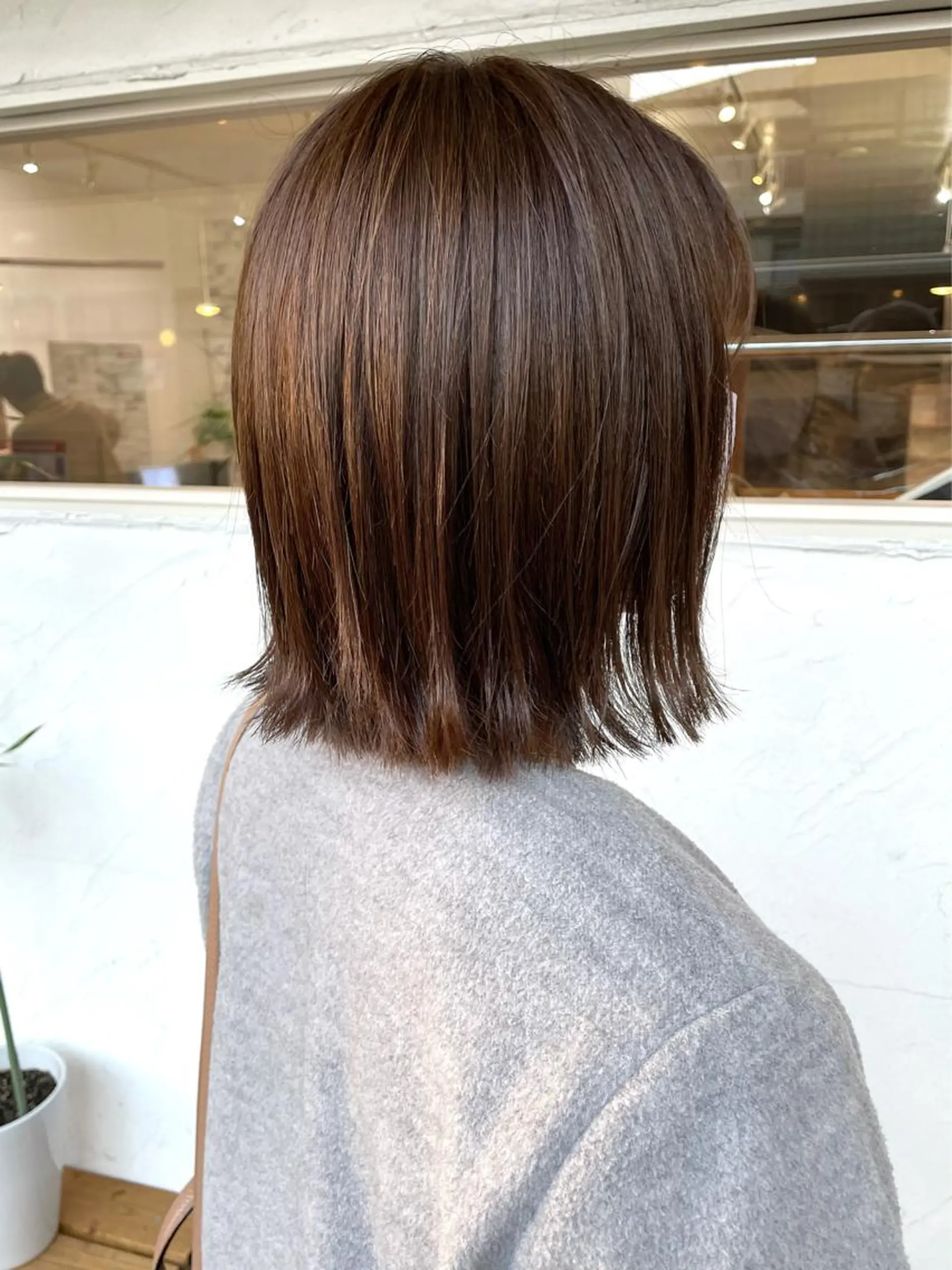 カラー イルミナカラー ボブ 後藤 陽花子のヘアスタイル