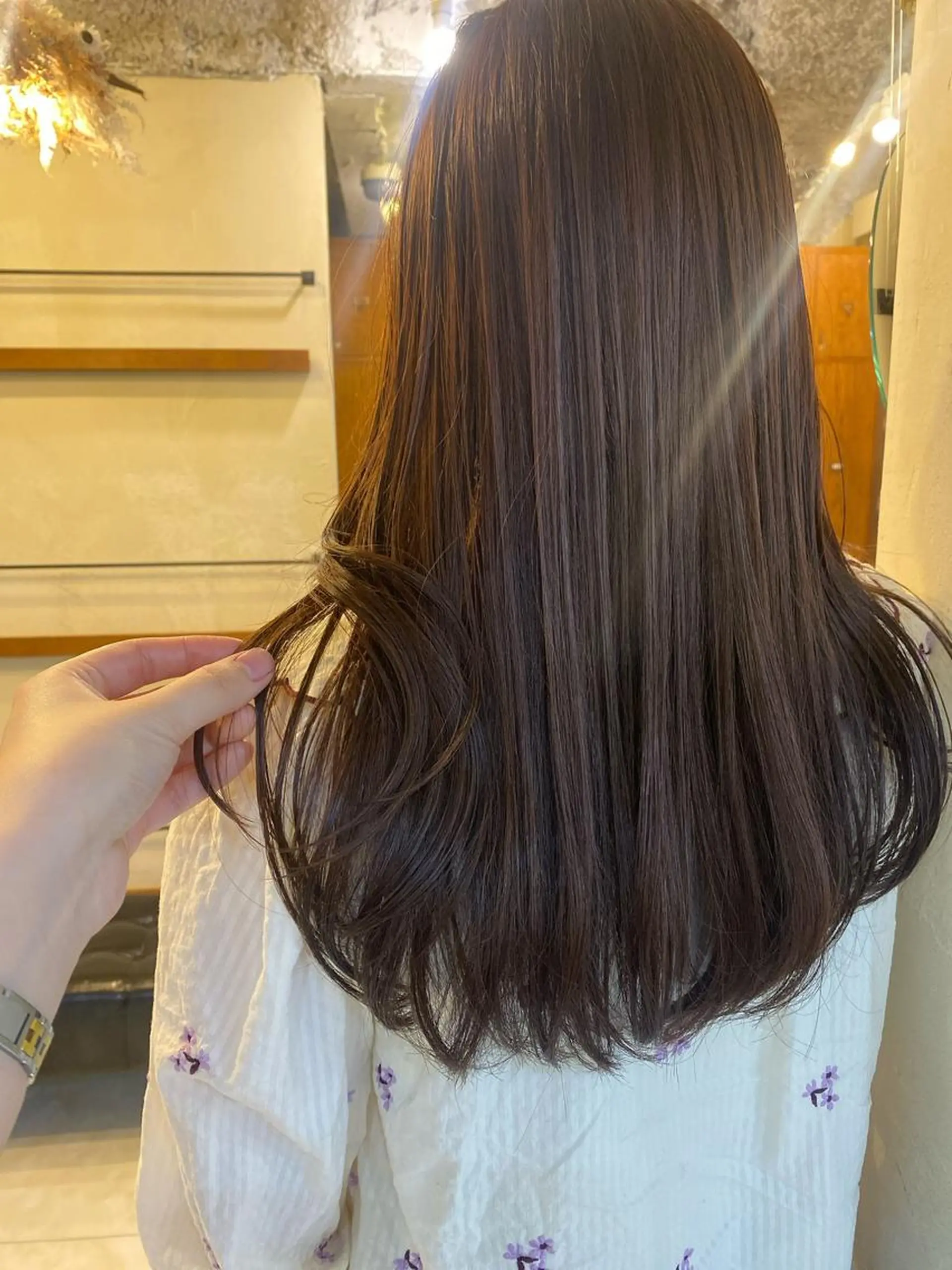 ロング カラー 🥣 hashi 🛋️のヘアスタイル