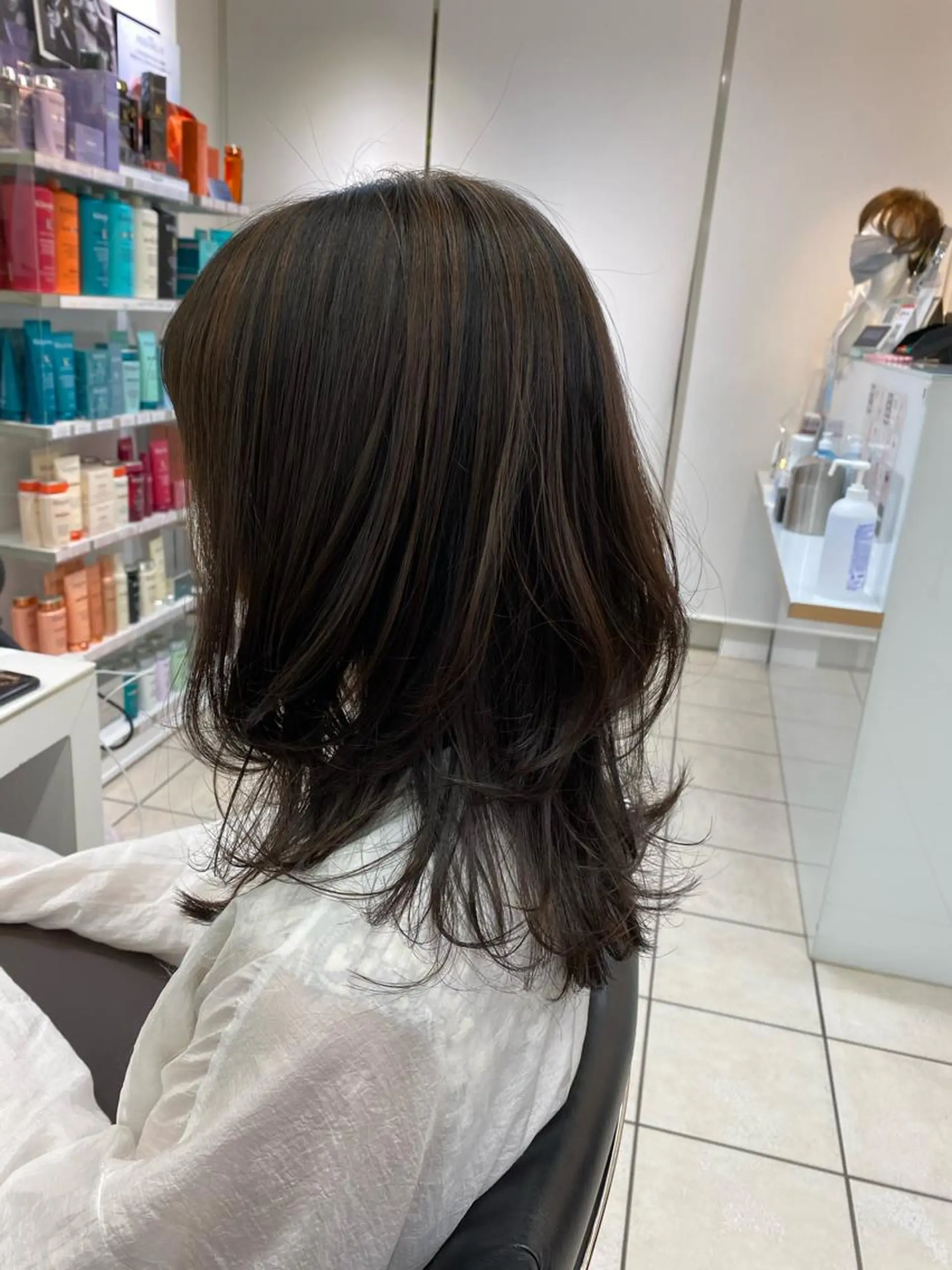 カラー ハイライトカラー メンズ特化 刈り上げない/金井のヘアスタイル