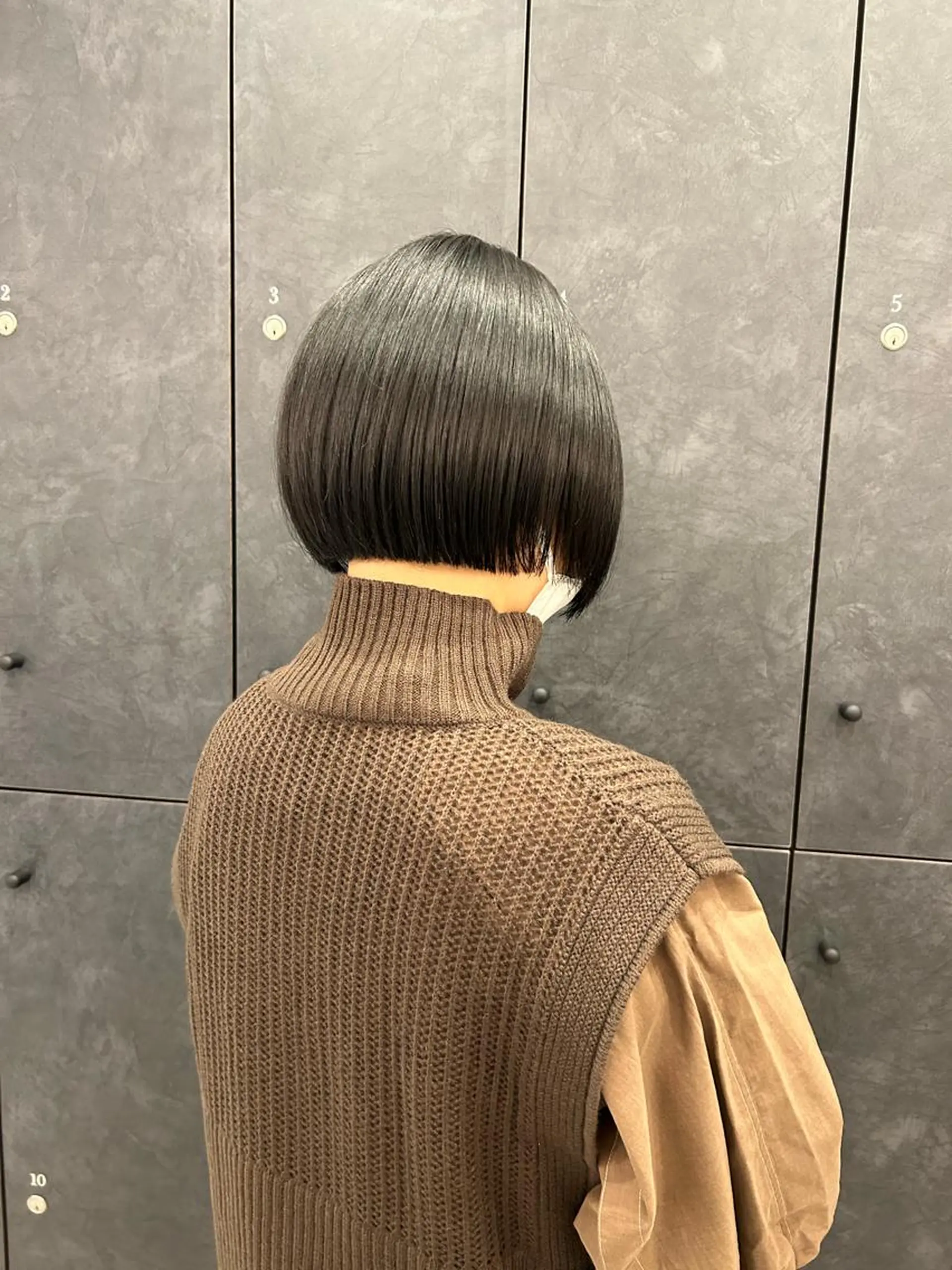 ミディアム カット ヘアカラー トリートメント 似合わせcut ◎ 倉橋実咲のヘアスタイル