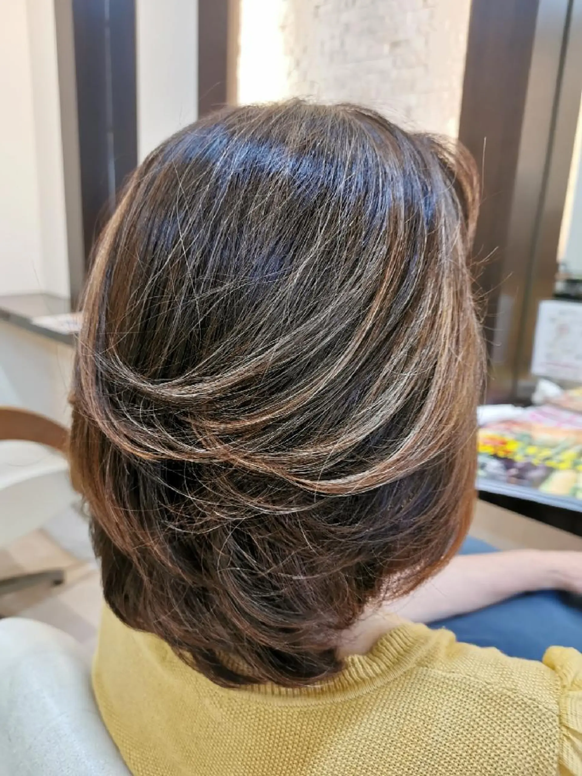 ミディアム カラー 森下 勝誠のヘアスタイル