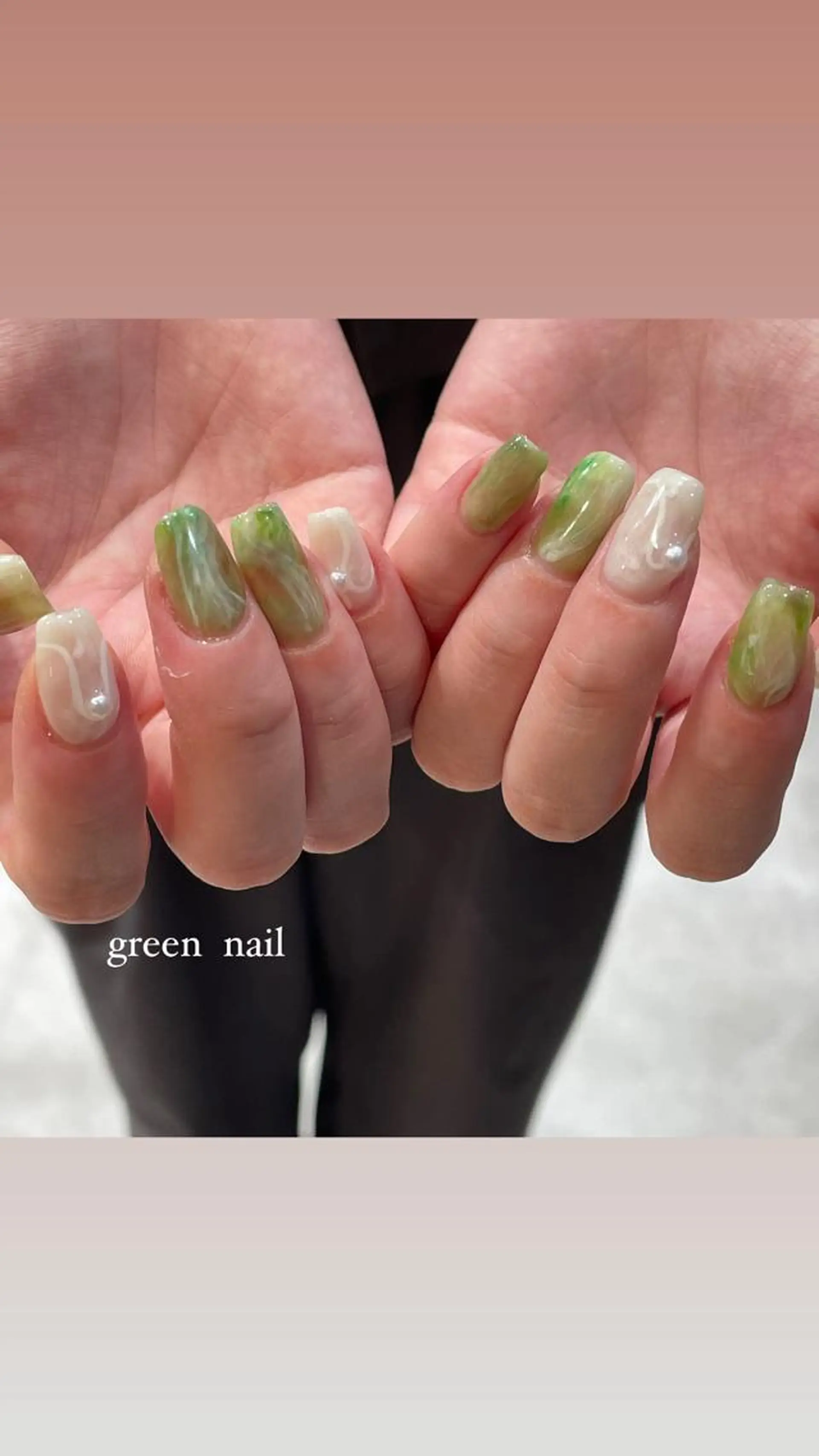 ネイル ハンドネイル 淡色ネイル 🎀moeのネイルデザイン