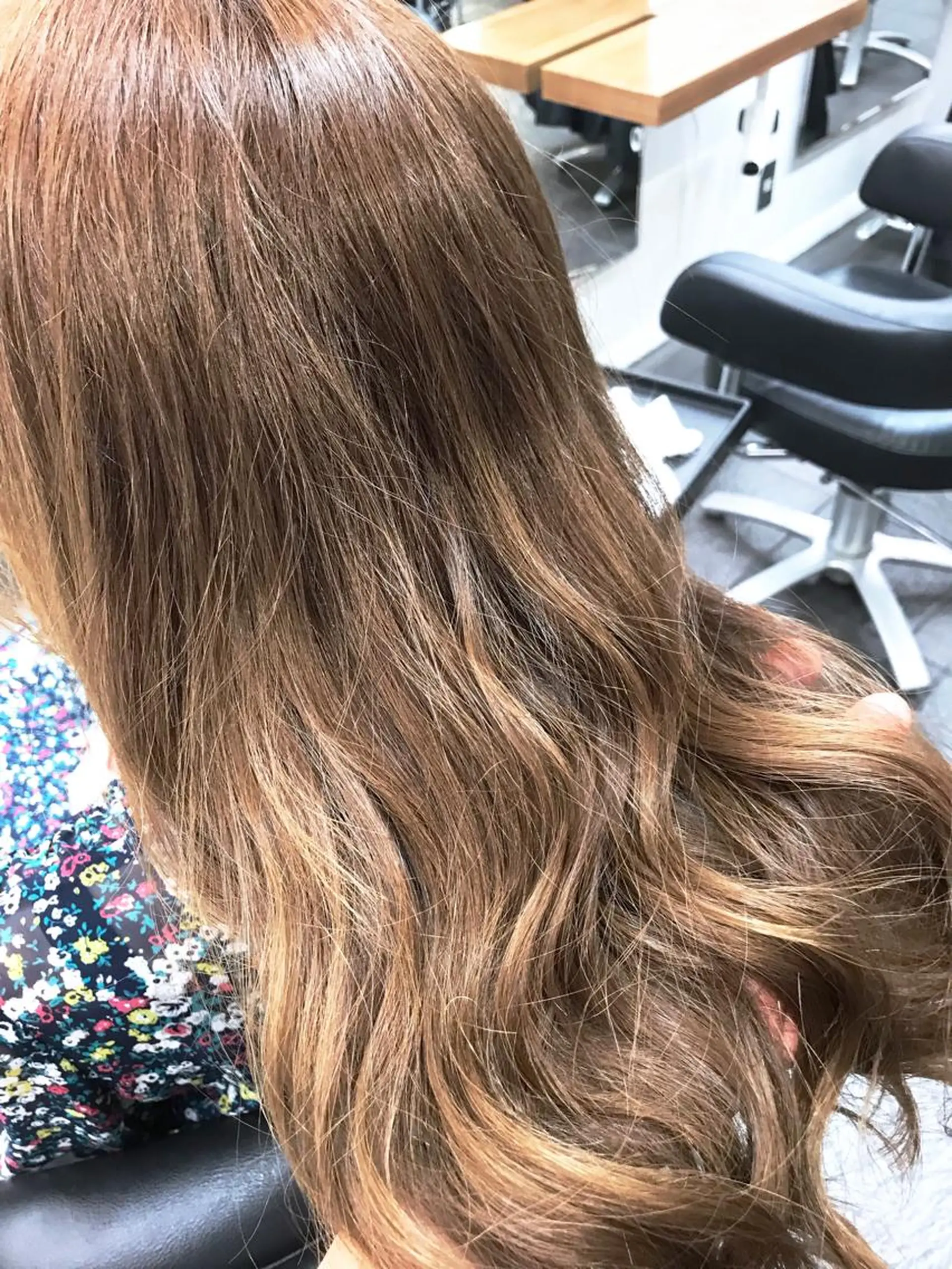 ロング カラー デジタルパーマ💫/ 似合わせカット✂️のヘアスタイル