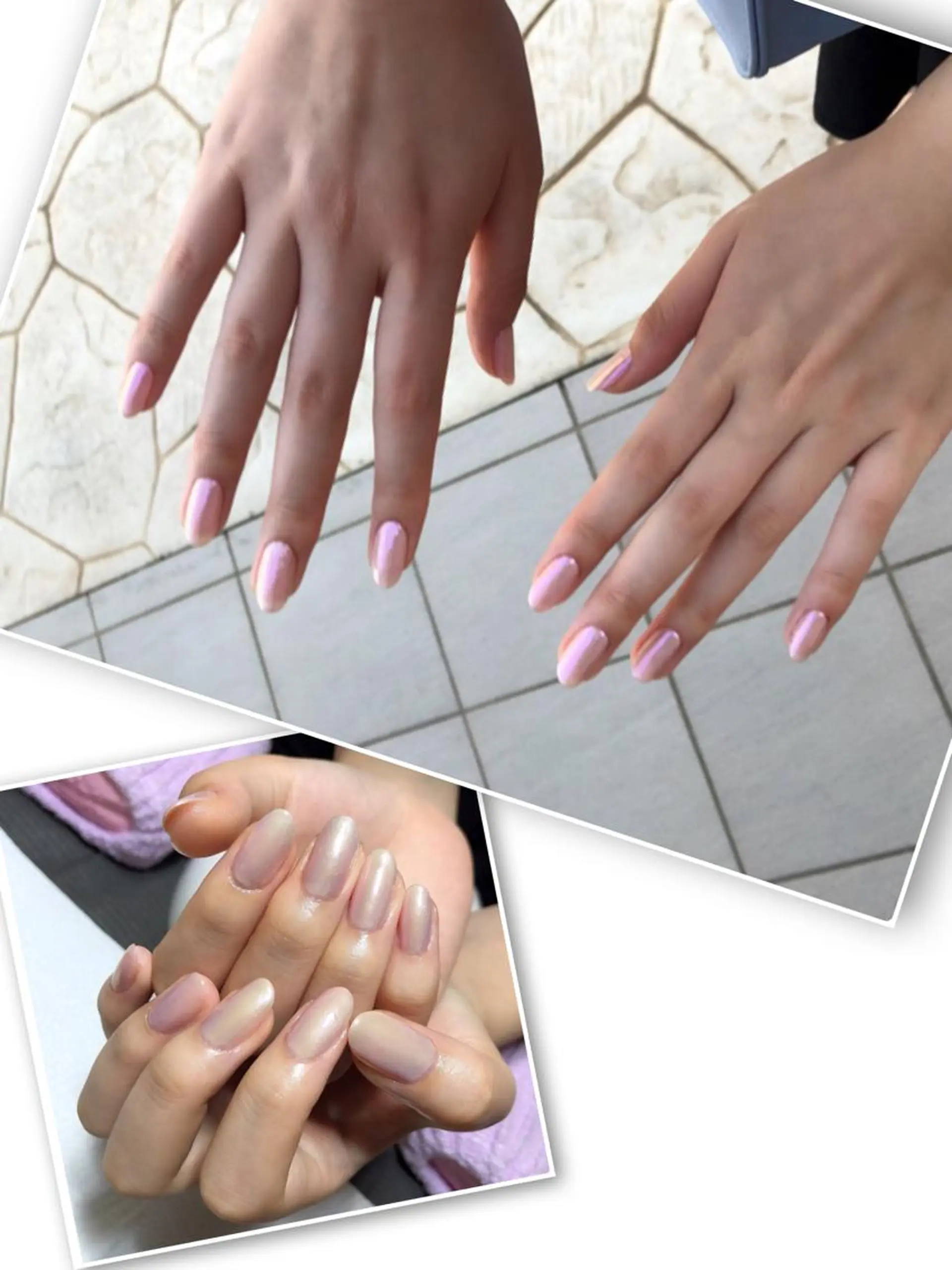 ネイル ワンカラーネイル パープル u sのネイルデザイン