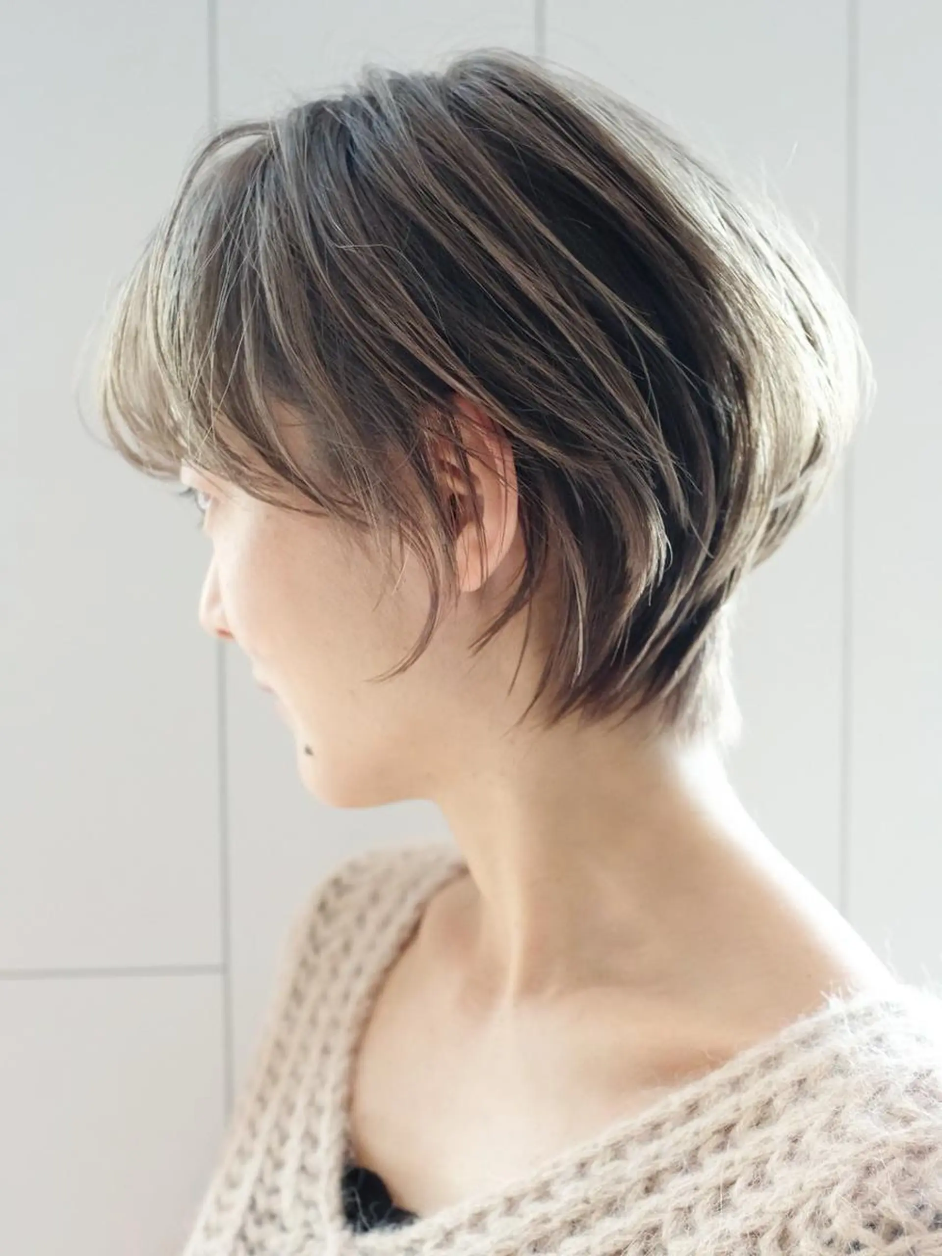 ショート カラー パーマ ヘアアレンジ ショートボブ ボブ ショートヘア ITbyALBUM 浦和店のヘアスタイル